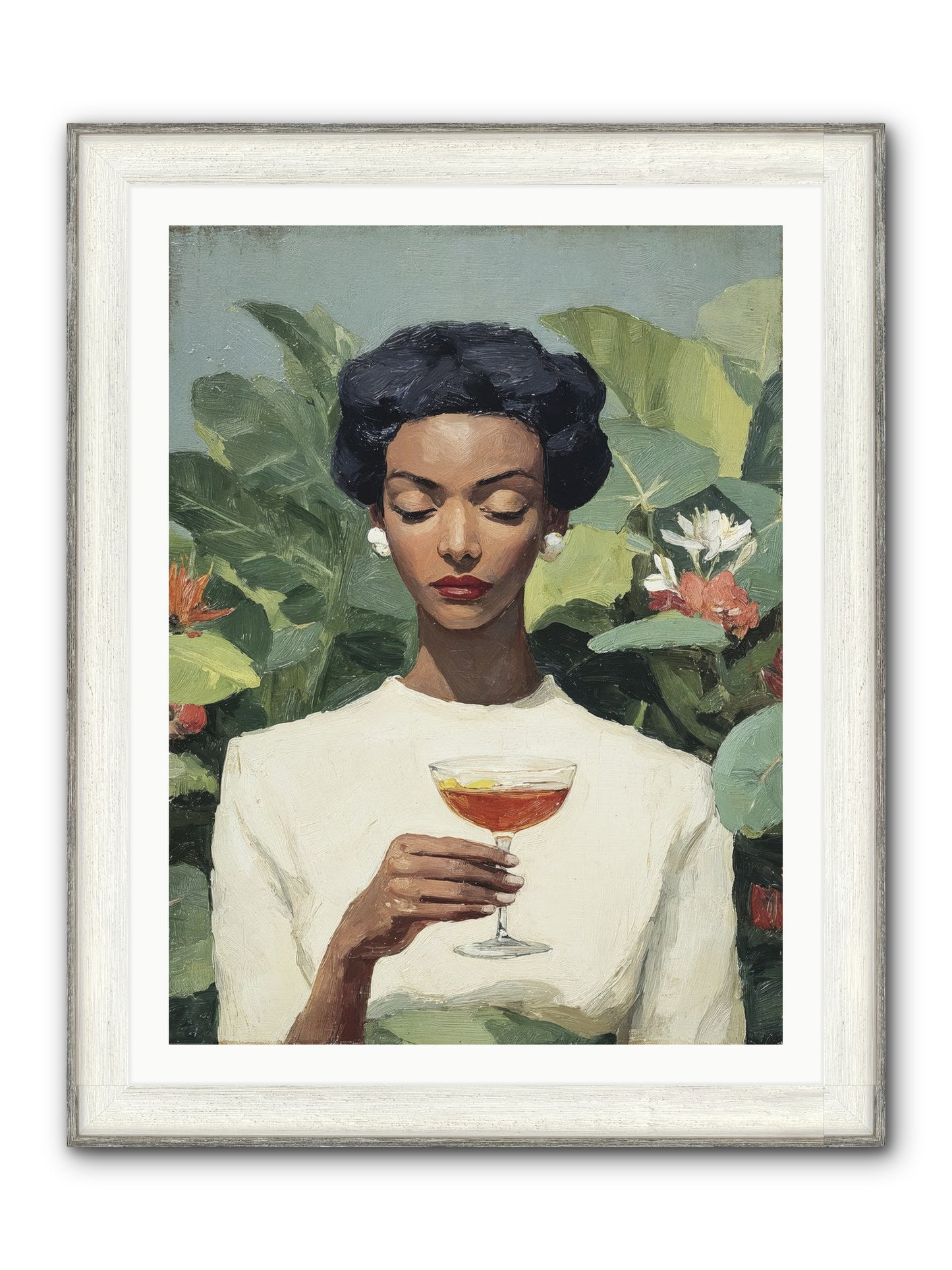 The Quiet Kind of Powerful Framed Print - Driftwood White 30x40