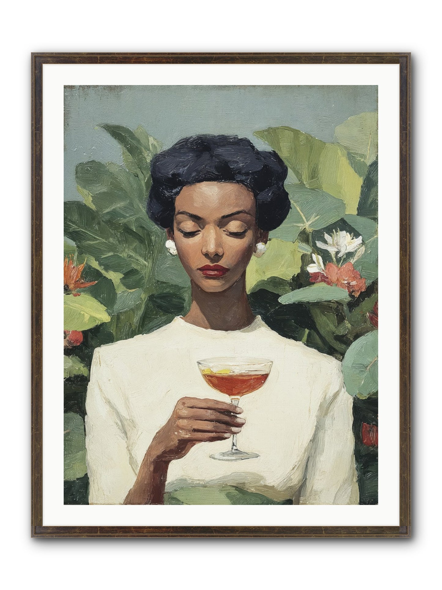 The Quiet Kind of Powerful Framed Print - Slimwoods Black/Gold 30x40