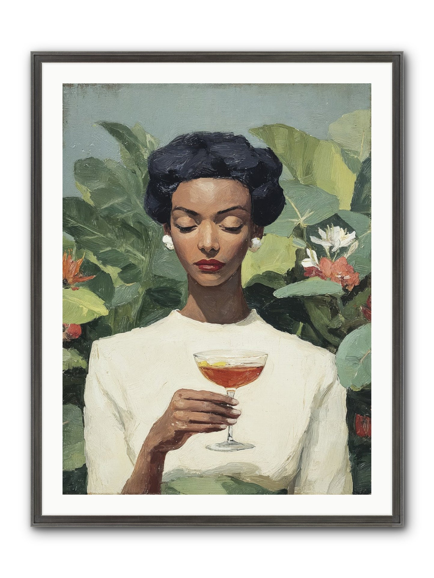 The Quiet Kind of Powerful Framed Print - Slimwoods Black/Silver 30x40