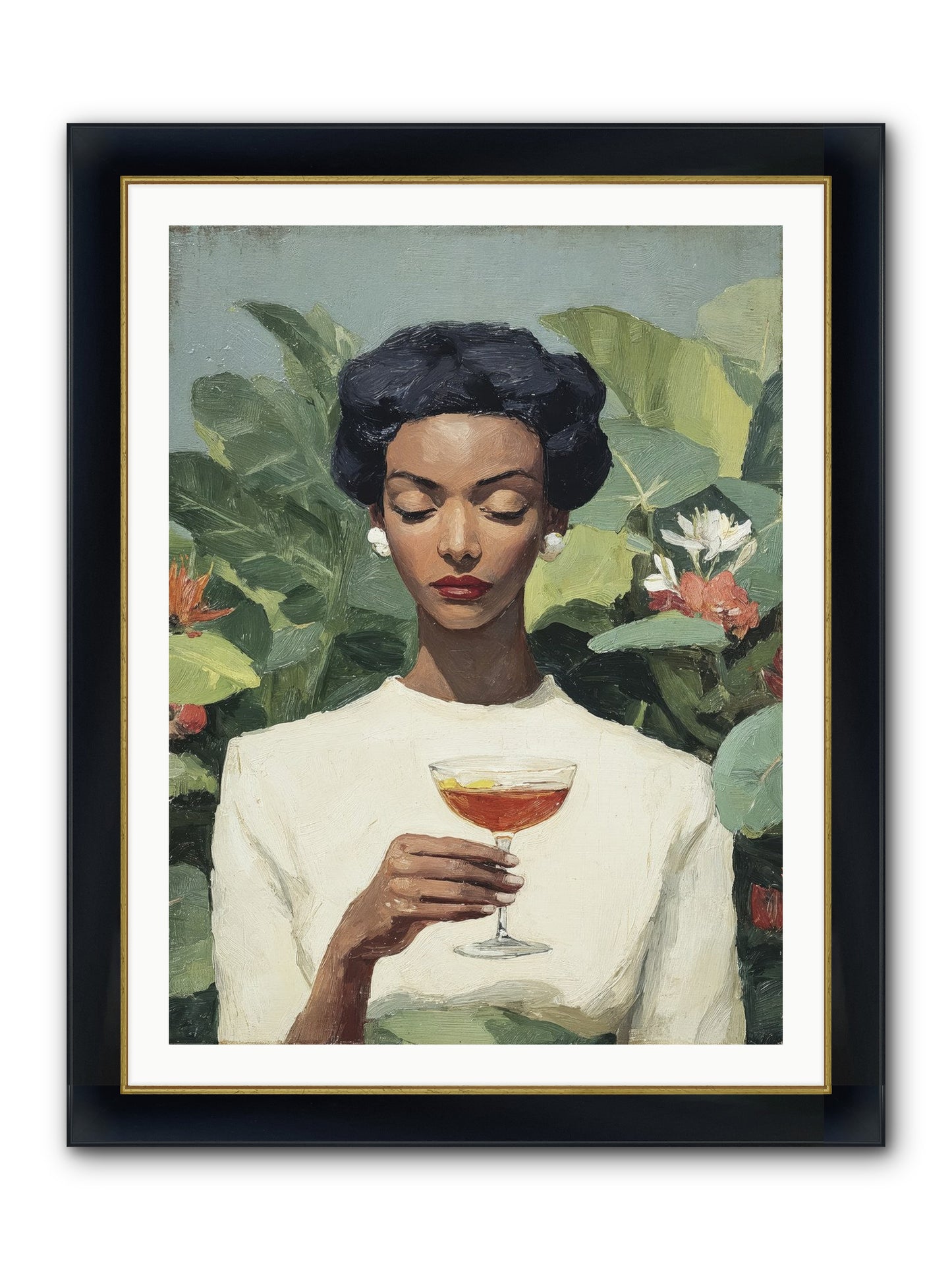 The Quiet Kind of Powerful Framed Print - Wide Black w/Gold 30x40