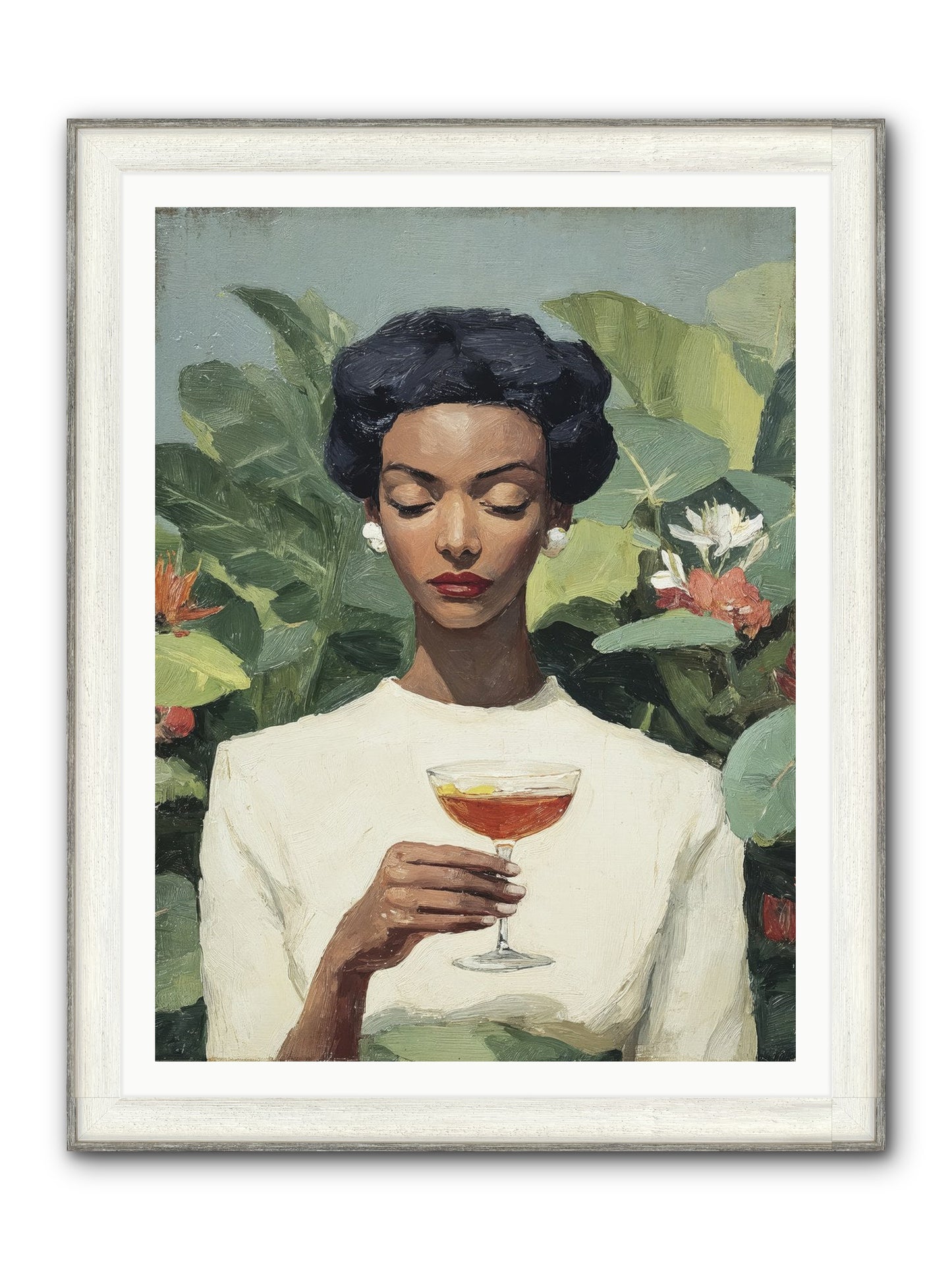 The Quiet Kind of Powerful Framed Print - Driftwood White 36x48
