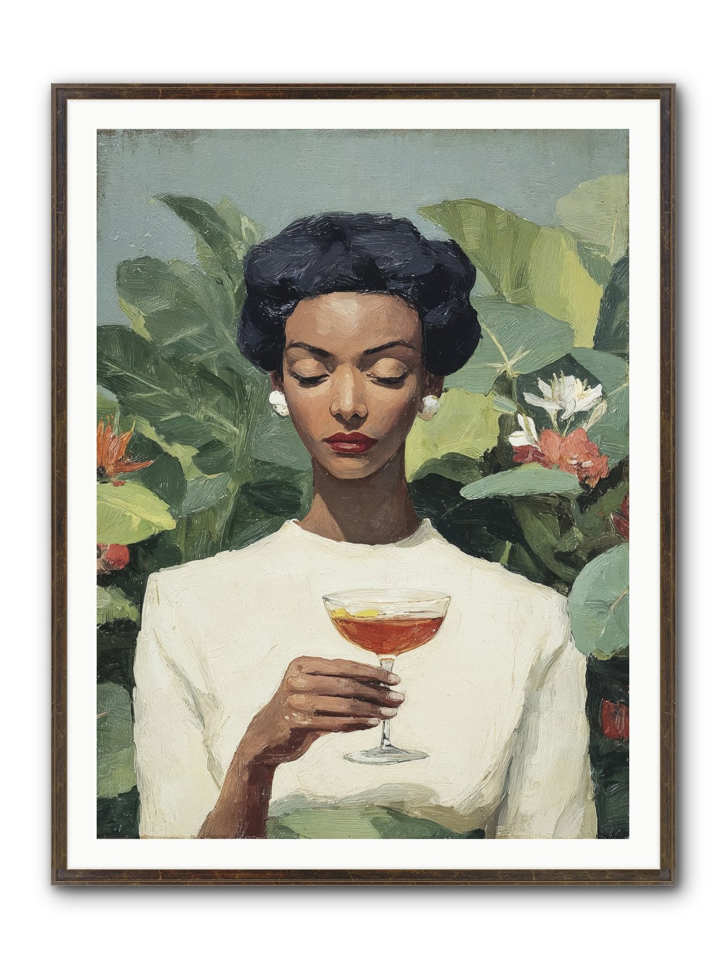 The Quiet Kind of Powerful Framed Print - Slimwoods Black/Gold 36x48