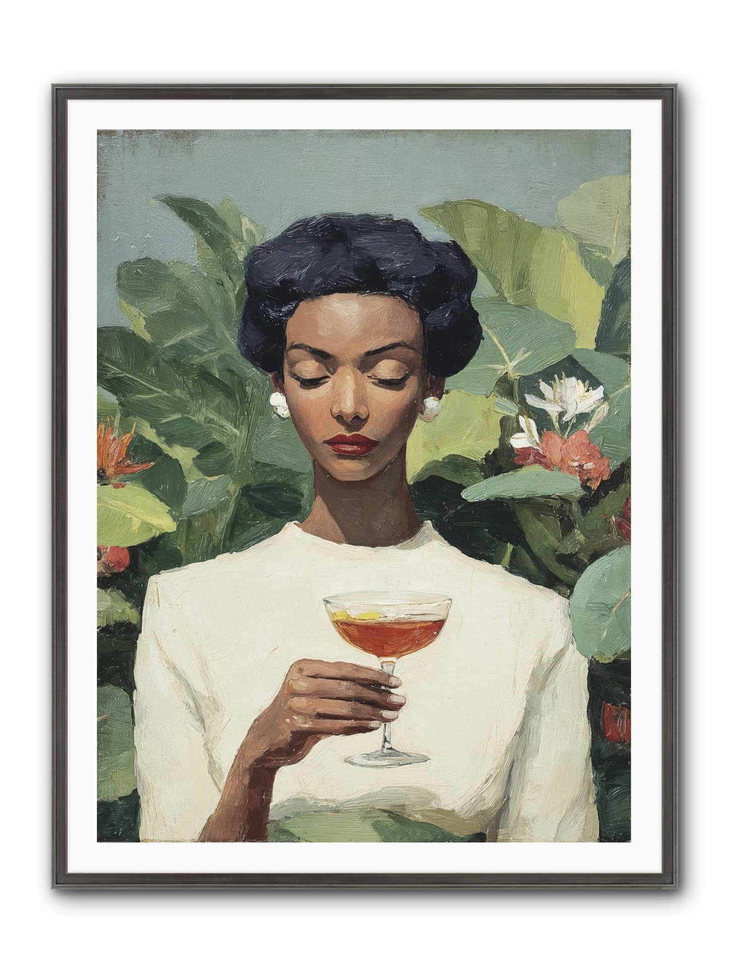 The Quiet Kind of Powerful Framed Print - Slimwoods Black/Silver 36x48