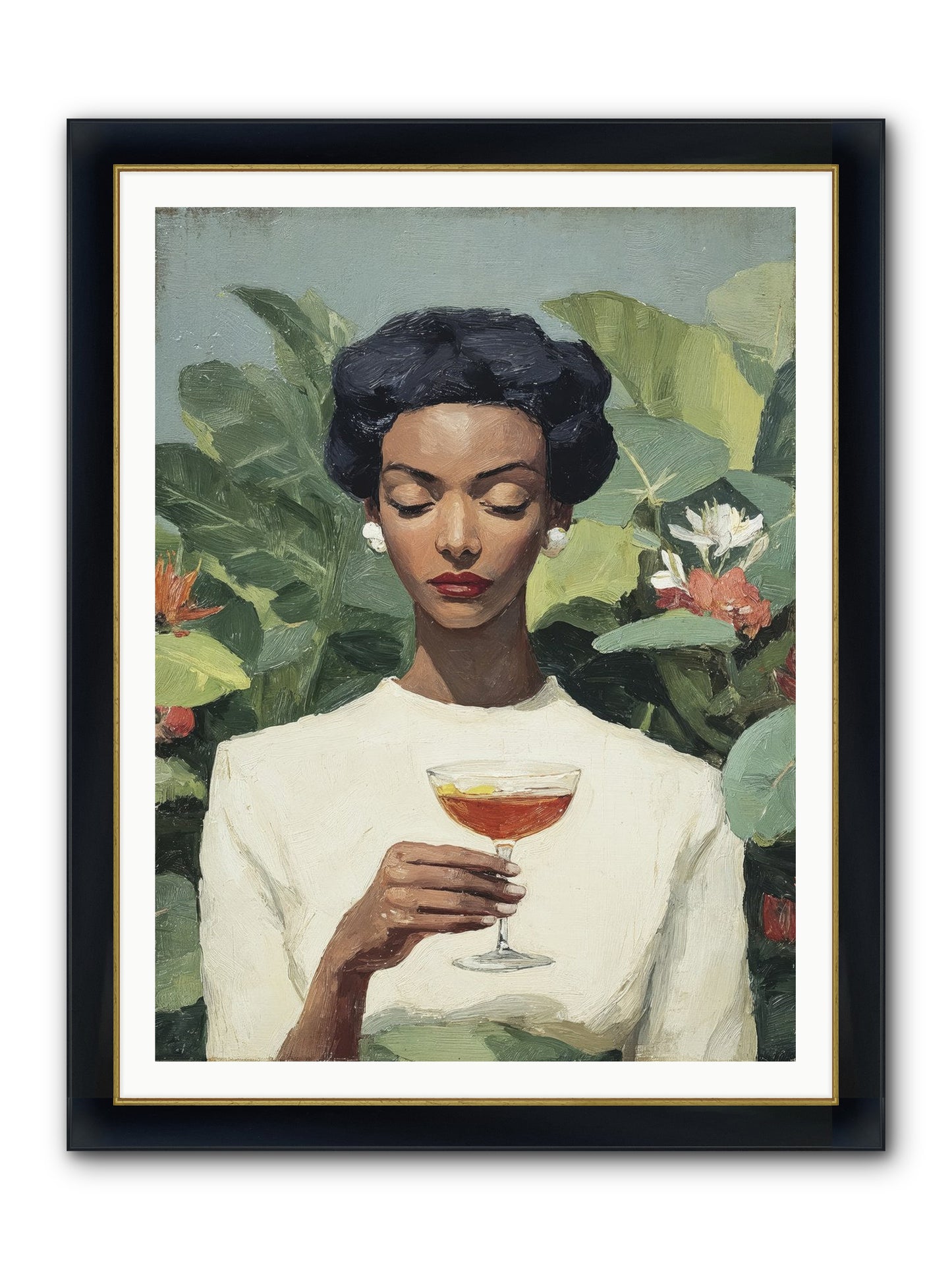 The Quiet Kind of Powerful Framed Print - Wide Black w/Gold 36x48