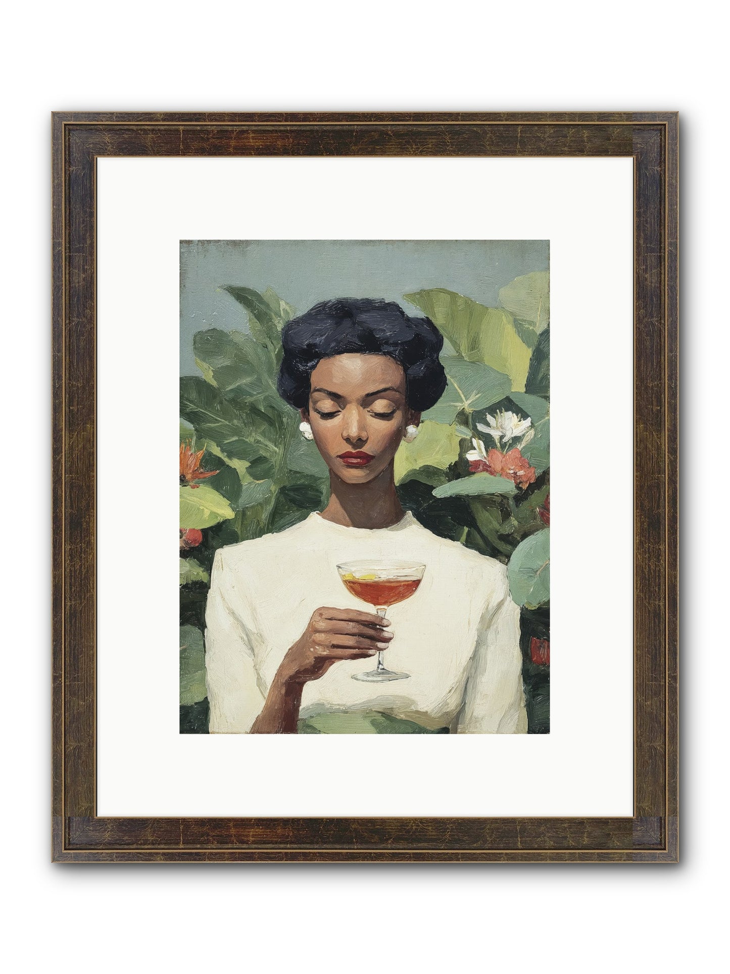 The Quiet Kind of Powerful Framed Print - Slimwoods Black/Gold 9x12