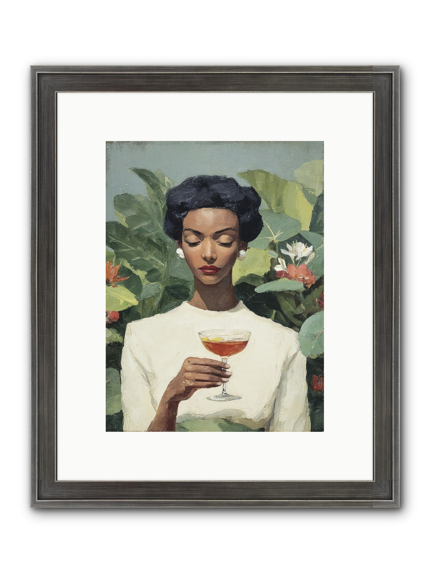 The Quiet Kind of Powerful Framed Print - Slimwoods Black/Silver 9x12