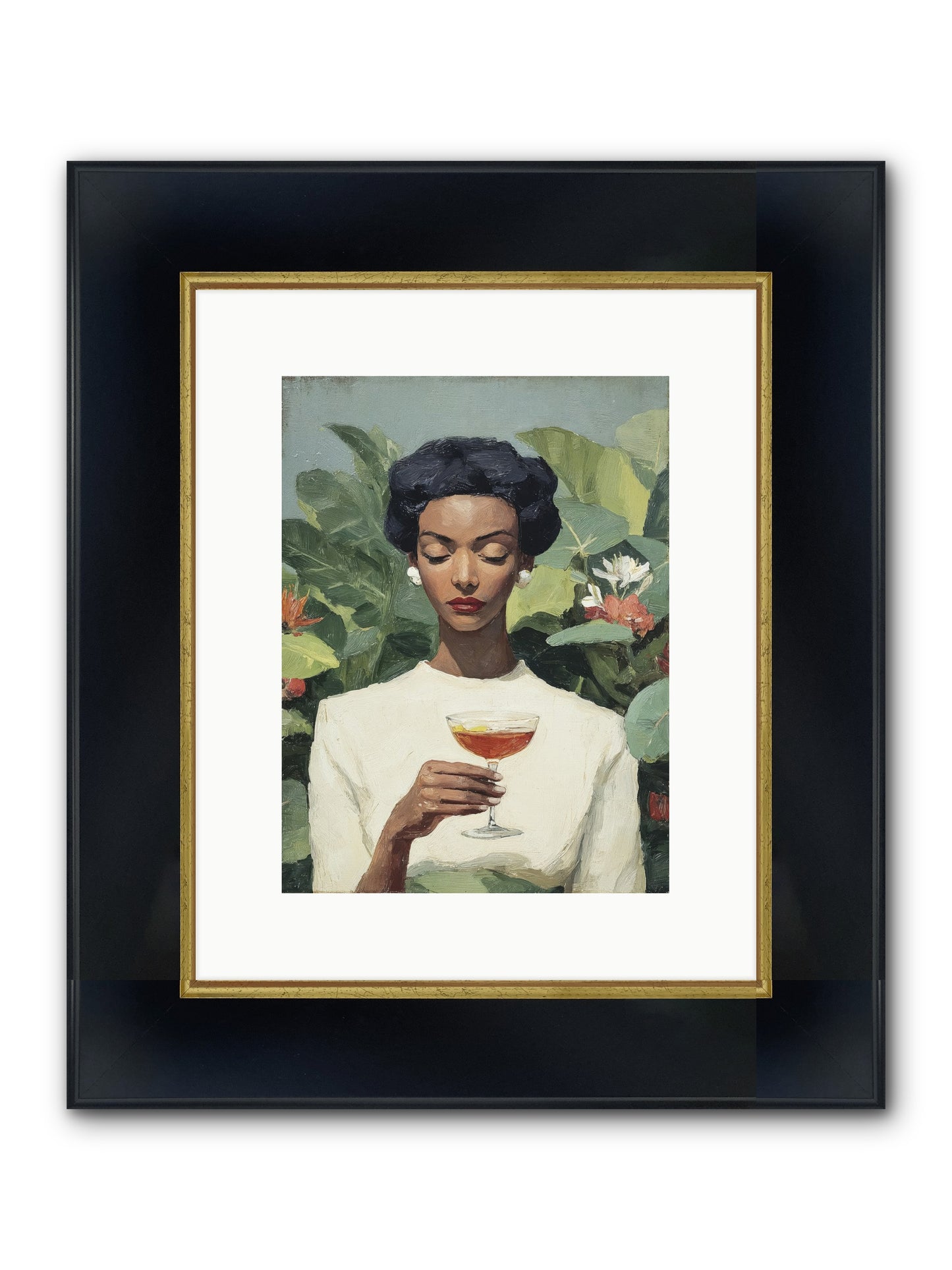 The Quiet Kind of Powerful Framed Print - Wide Black w/Gold 9x12