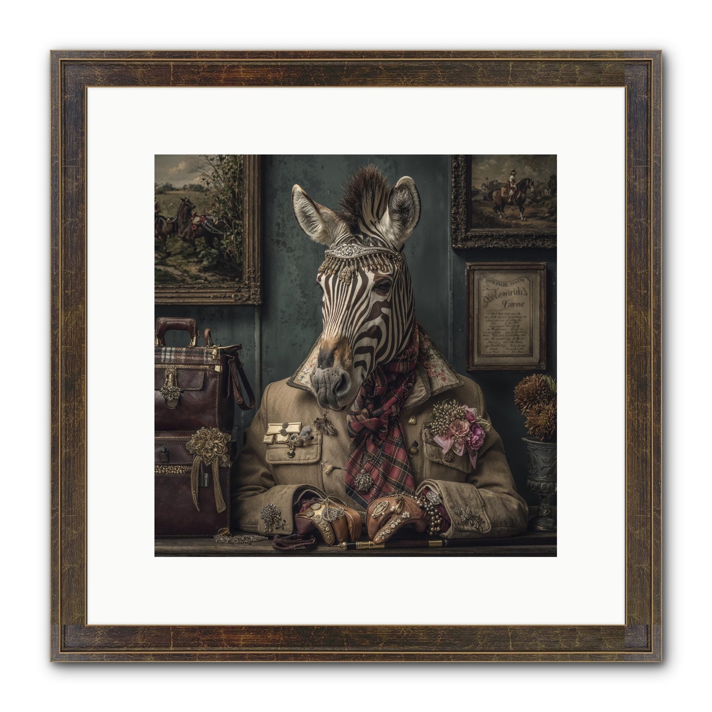 The Quiet Maps Framed Print - Slimwoods Black/Gold 12x12