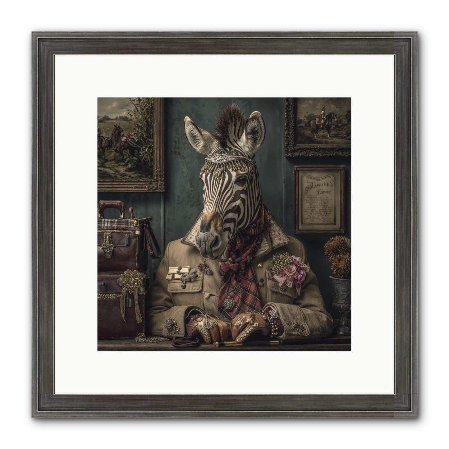 The Quiet Maps Framed Print - Slimwoods Black/Silver 12x12