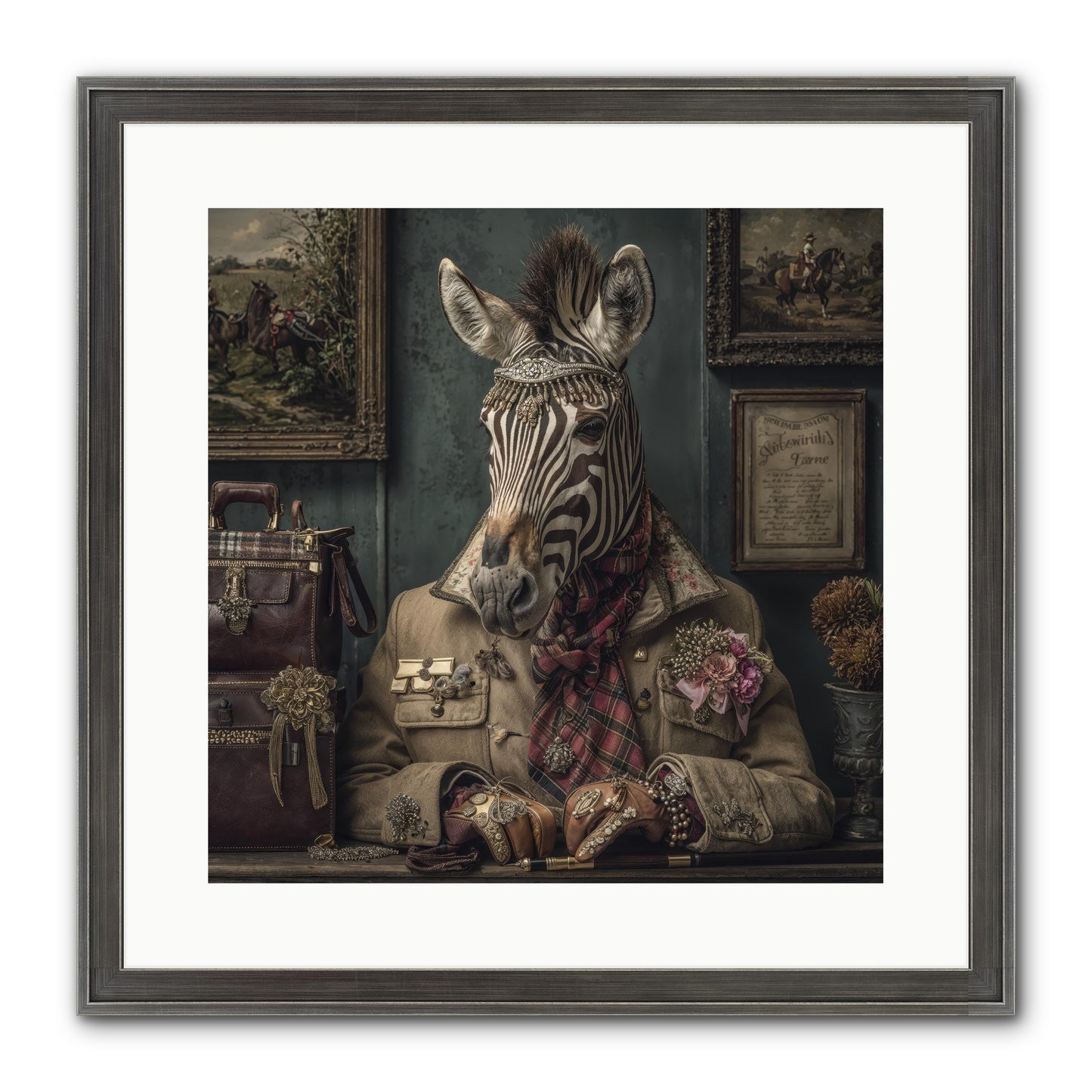 The Quiet Maps Framed Print - Slimwoods Black/Silver 16x16