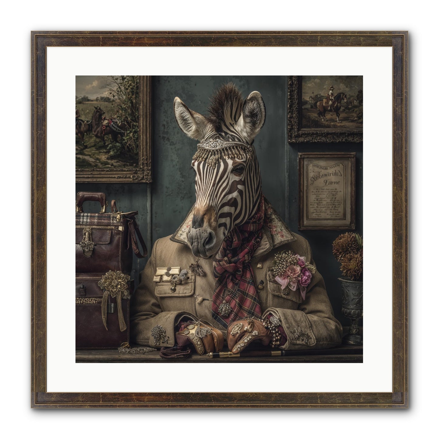 The Quiet Maps Framed Print - Slimwoods Black/Gold 20x20