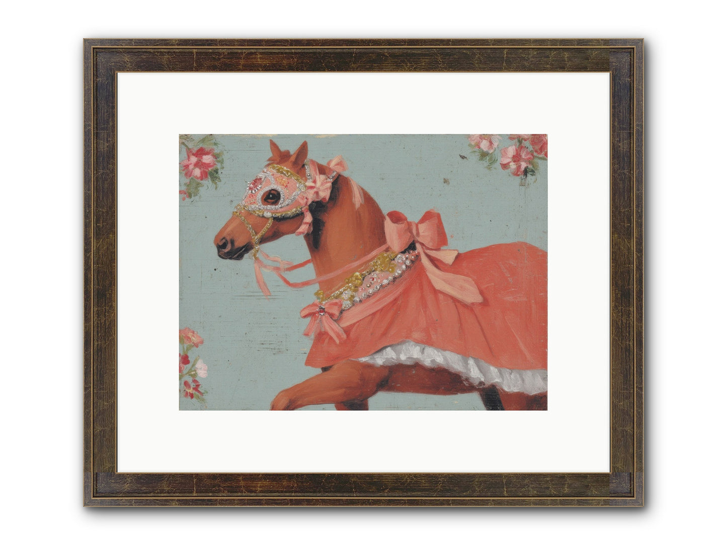 The Radiant Affair Framed Print - Slimwoods Black/Gold 12x9