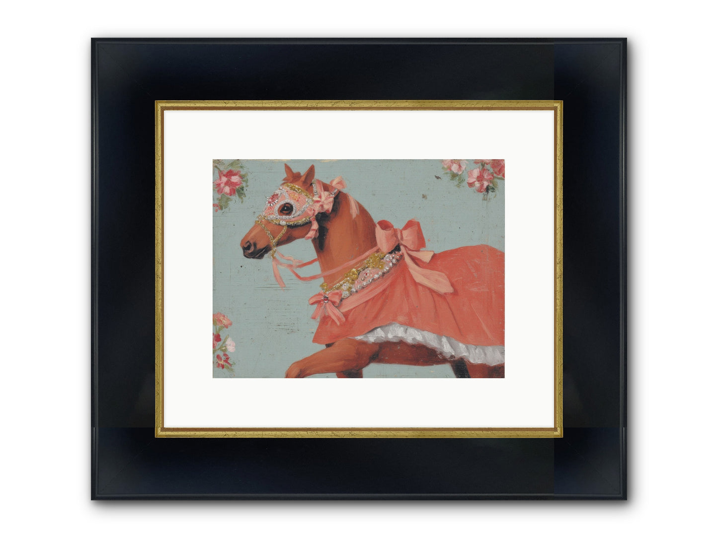 The Radiant Affair Framed Print - Wide Black w/Gold 12x9