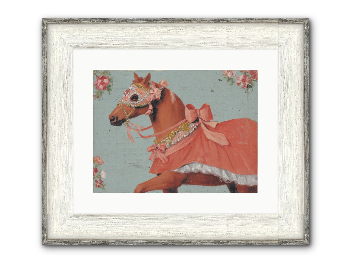 The Radiant Affair Framed Print - Driftwood White 16x12