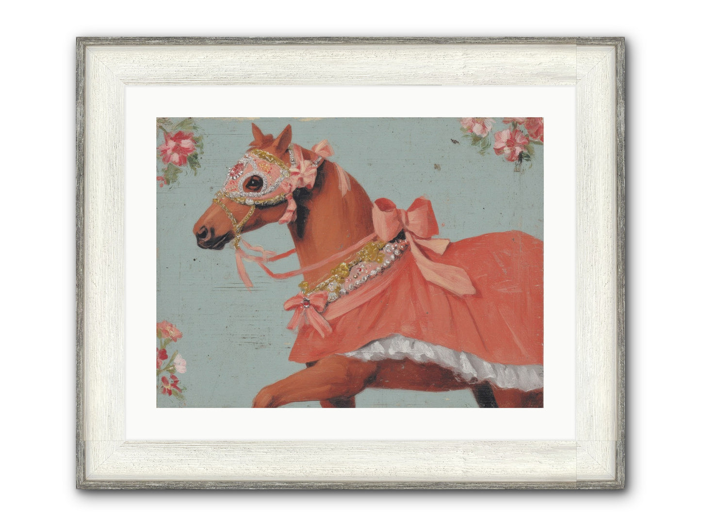 The Radiant Affair Framed Print - Driftwood White 24x18