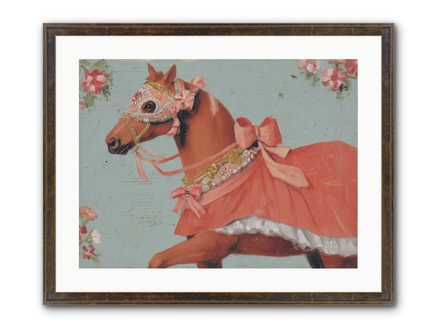 The Radiant Affair Framed Print - Slimwoods Black/Gold 24x18