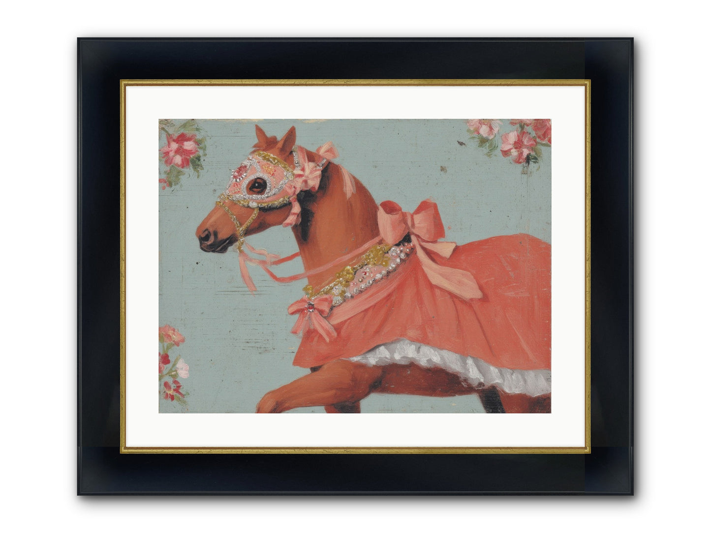The Radiant Affair Framed Print - Wide Black w/Gold 24x18