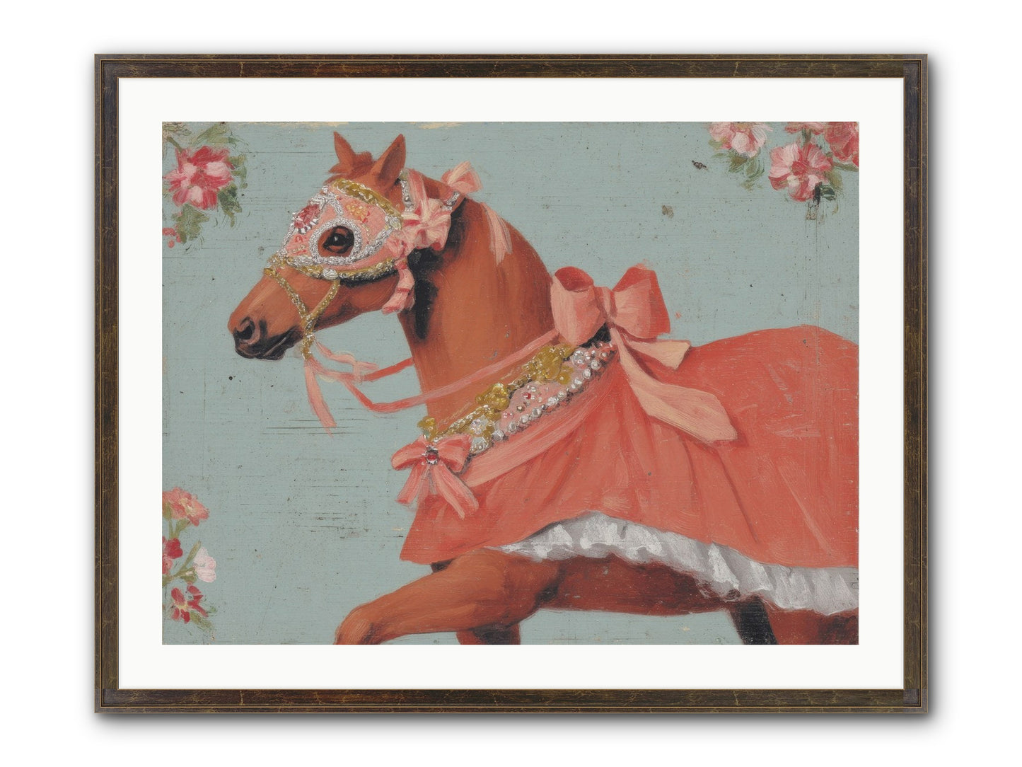 The Radiant Affair Framed Print - Slimwoods Black/Gold 32x24