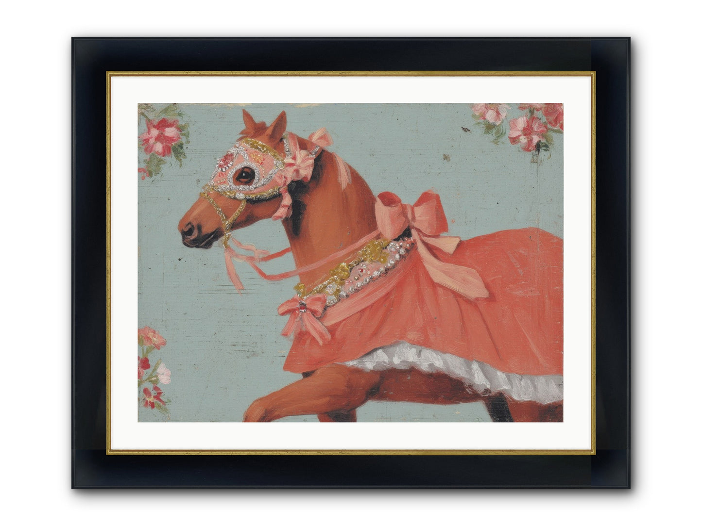 The Radiant Affair Framed Print - Wide Black w/Gold 32x24