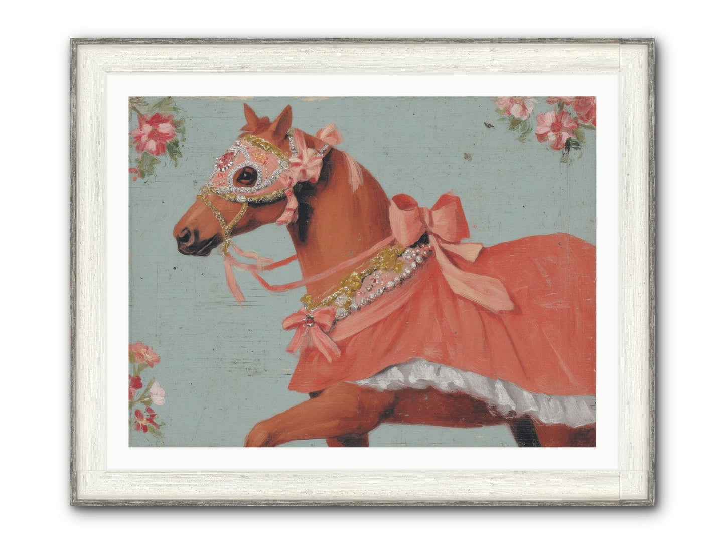The Radiant Affair Framed Print - Driftwood White 40x30