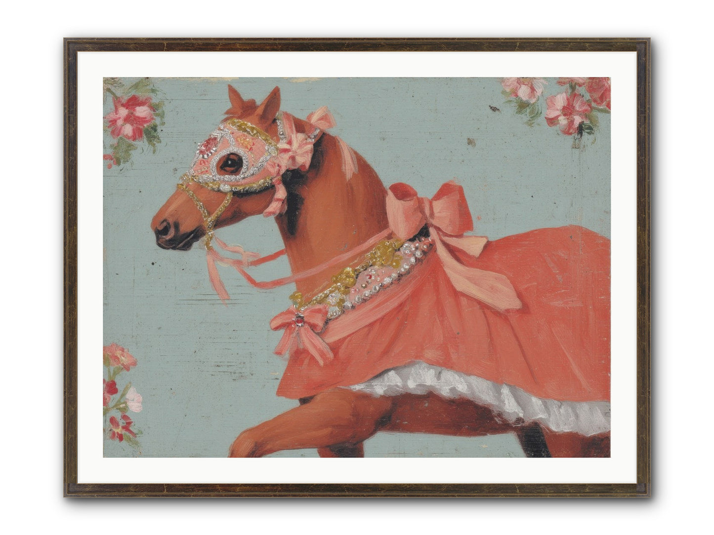 The Radiant Affair Framed Print - Slimwoods Black/Gold 40x30