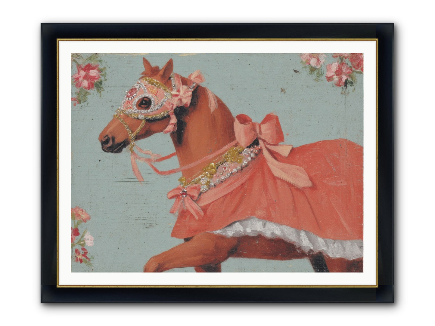 The Radiant Affair Framed Print - Wide Black w/Gold 48x36