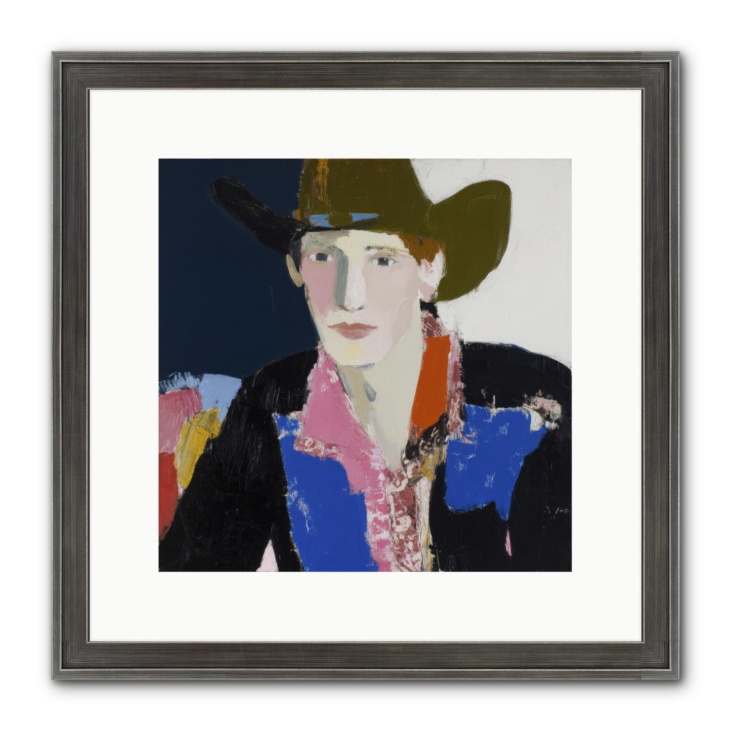 The Range Framed Print - Slimwoods Black/Silver 12x12