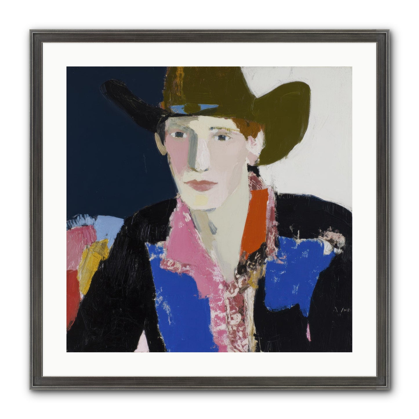 The Range Framed Print - Slimwoods Black/Silver 24x24