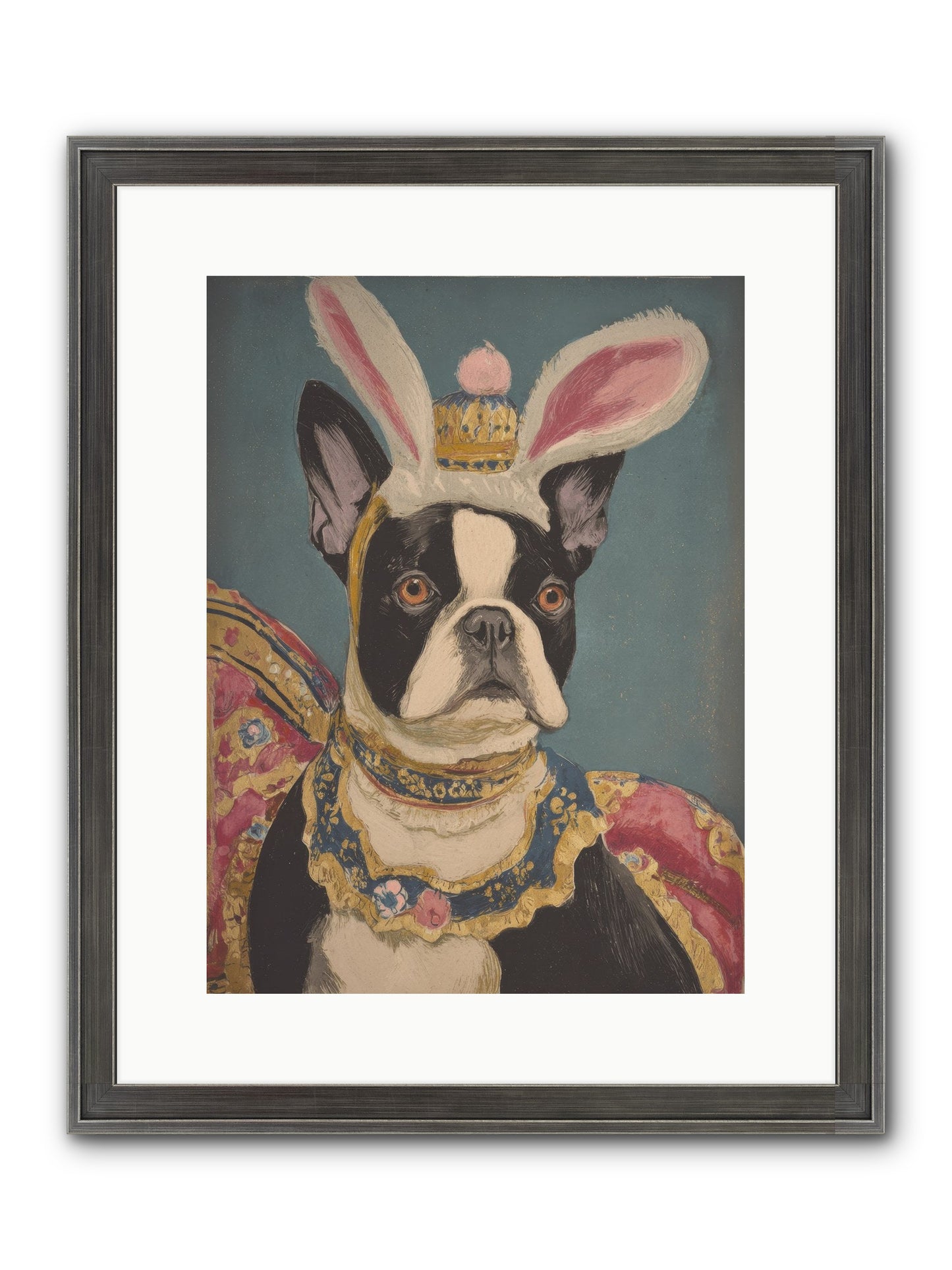 The Reluctant Monarch Framed Print - Slimwoods Black/Silver 12x16