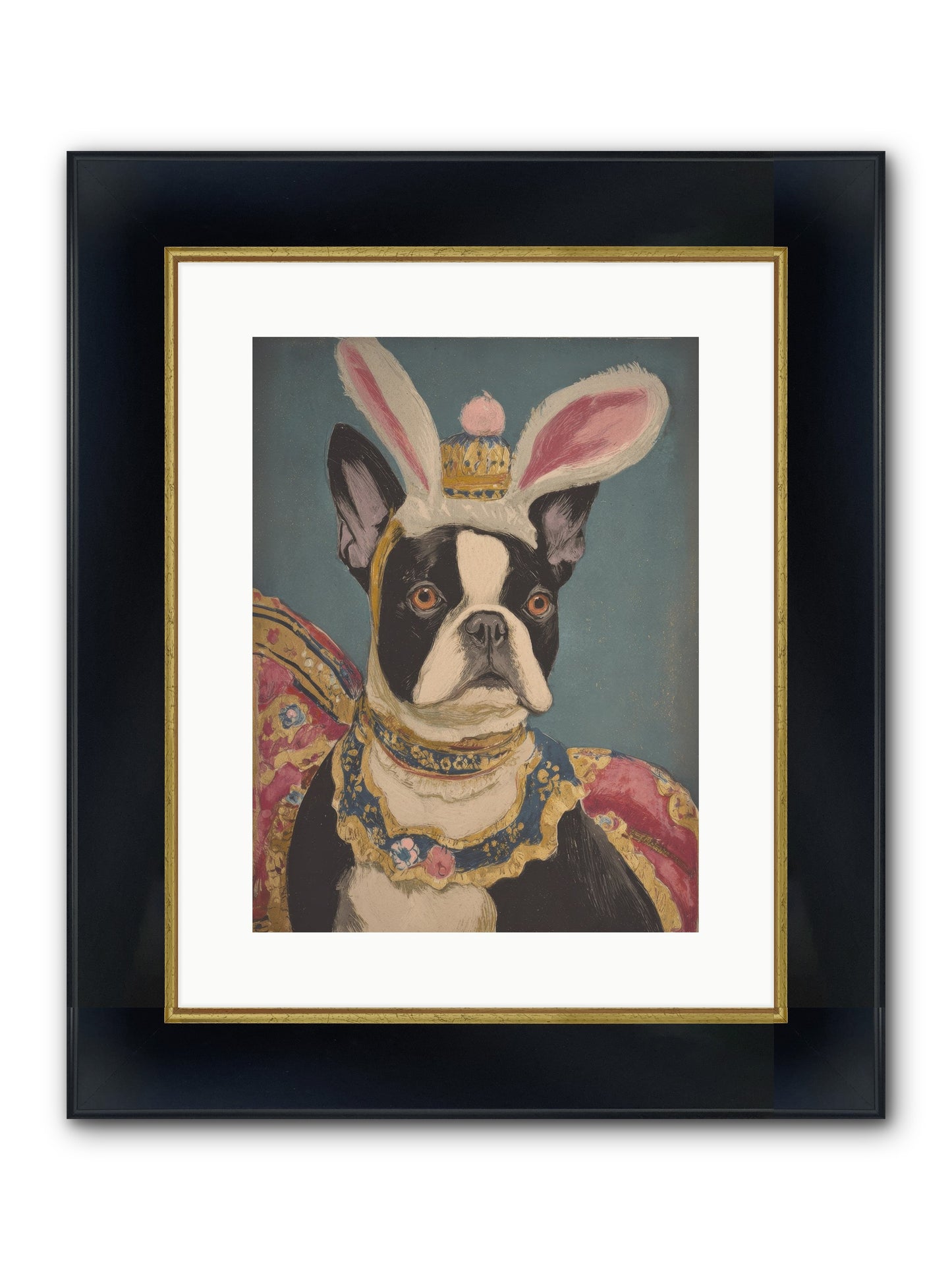 The Reluctant Monarch Framed Print - Wide Black w/Gold 12x16