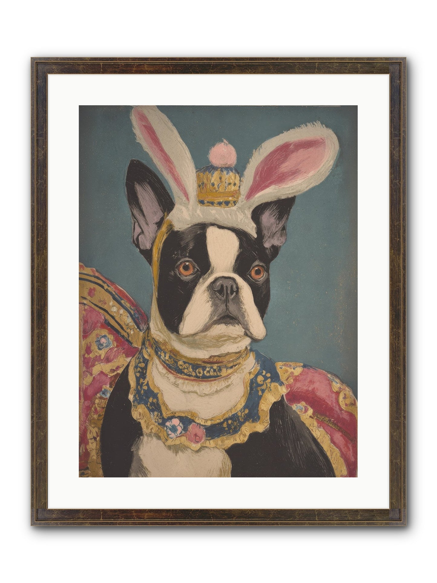 The Reluctant Monarch Framed Print - Slimwoods Black/Gold 18x24