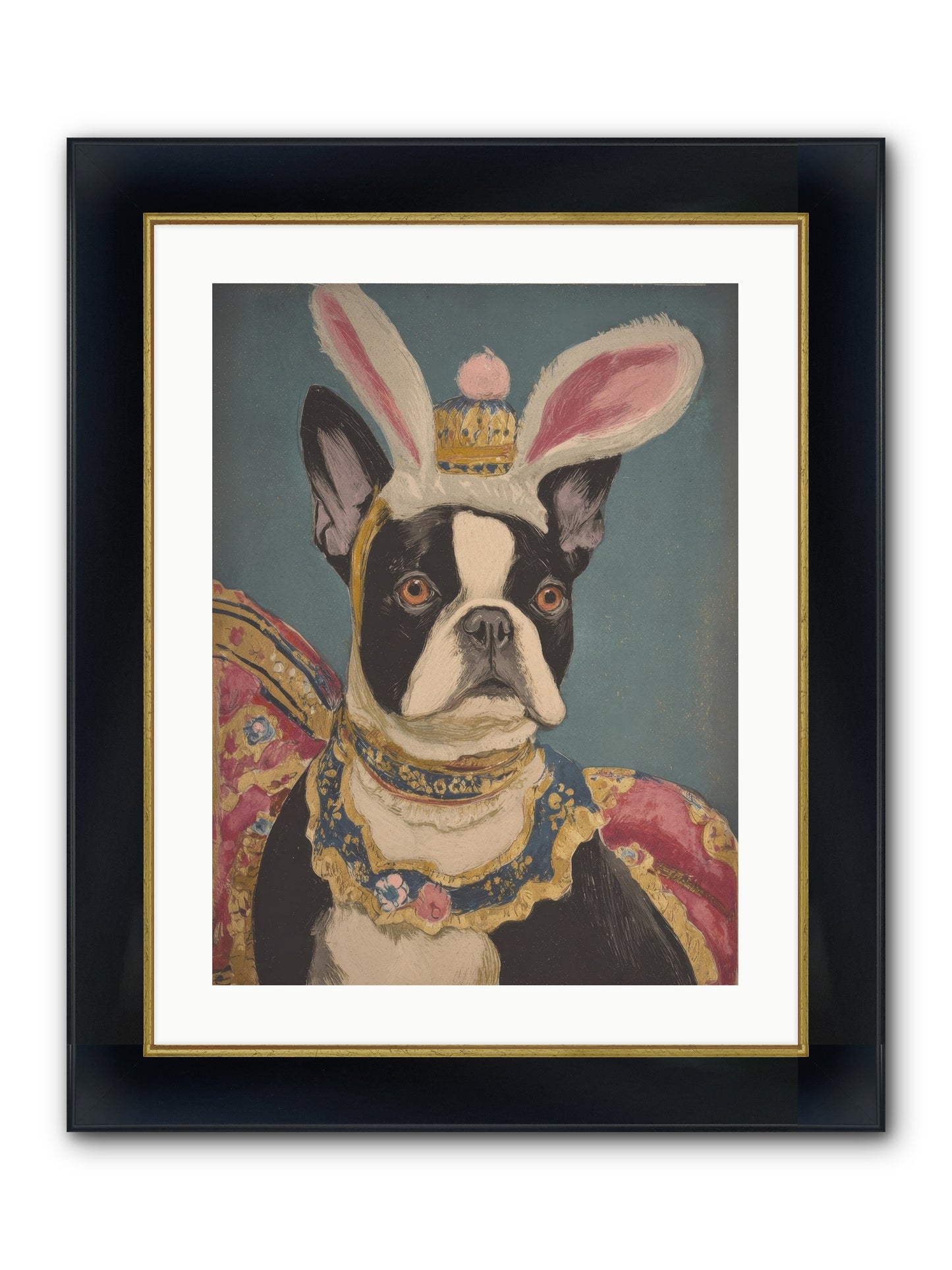 The Reluctant Monarch Framed Print - Wide Black w/Gold 18x24