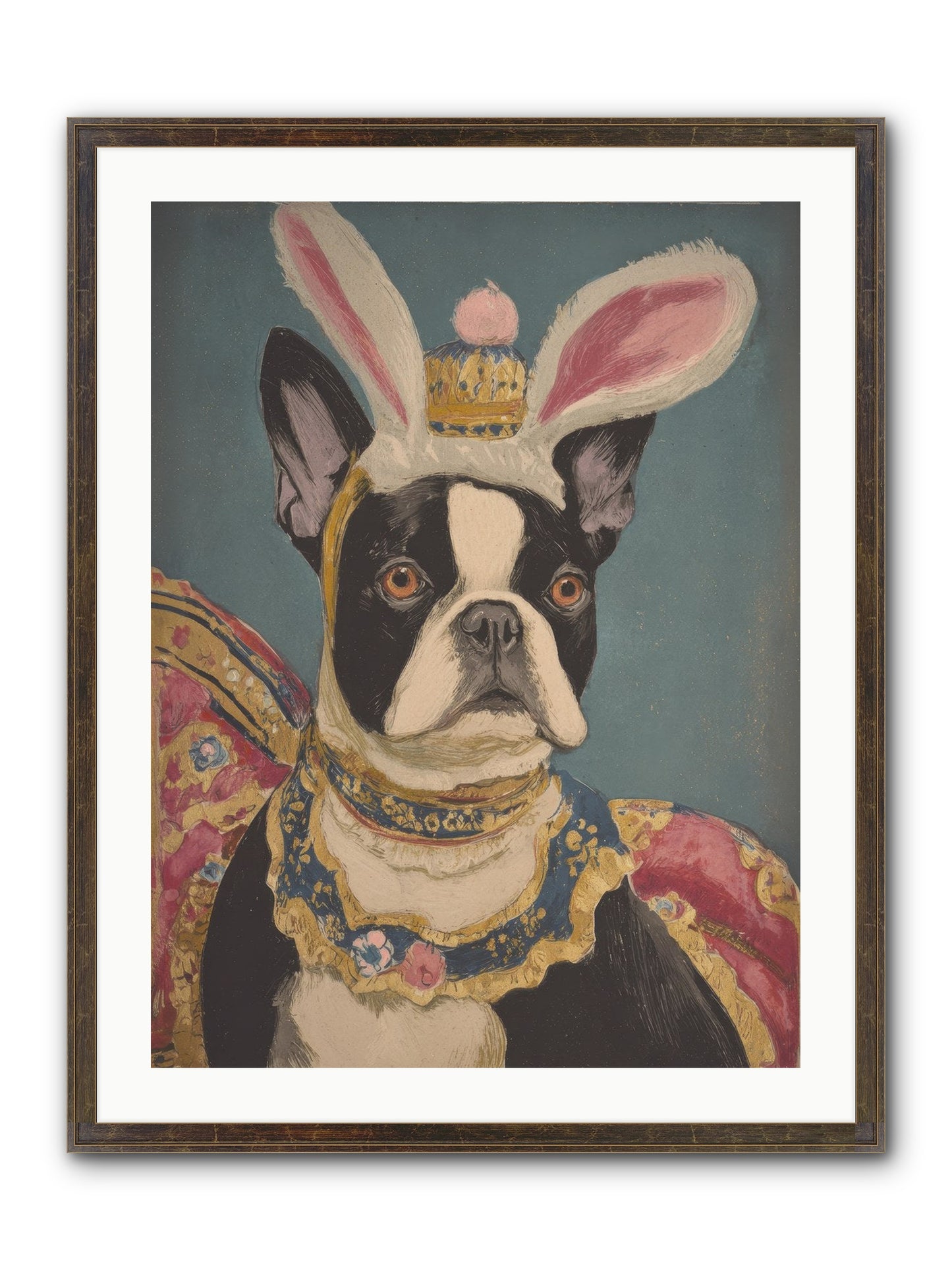 The Reluctant Monarch Framed Print - Slimwoods Black/Gold 24x32