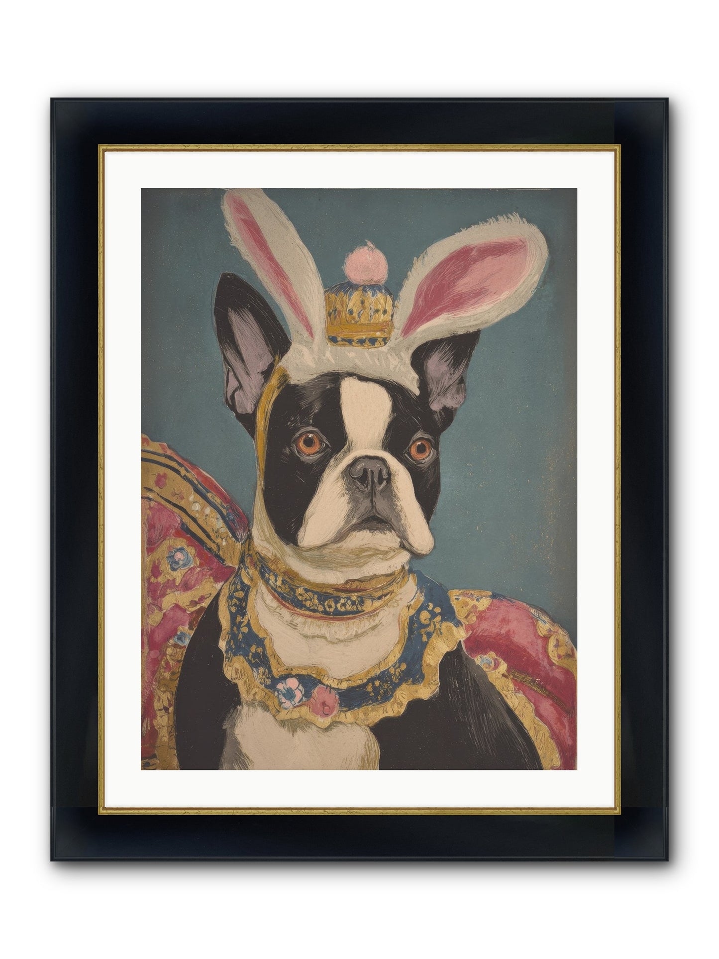 The Reluctant Monarch Framed Print - Wide Black w/Gold 24x32