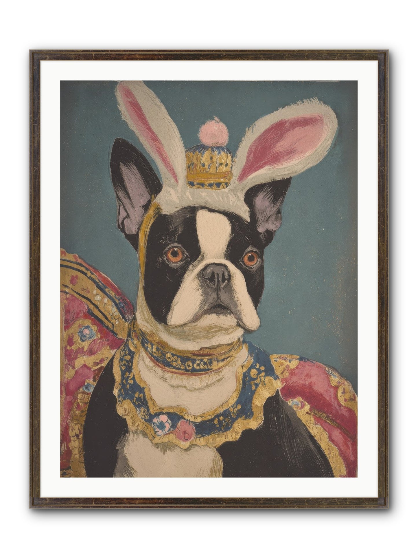 The Reluctant Monarch Framed Print - Slimwoods Black/Gold 30x40