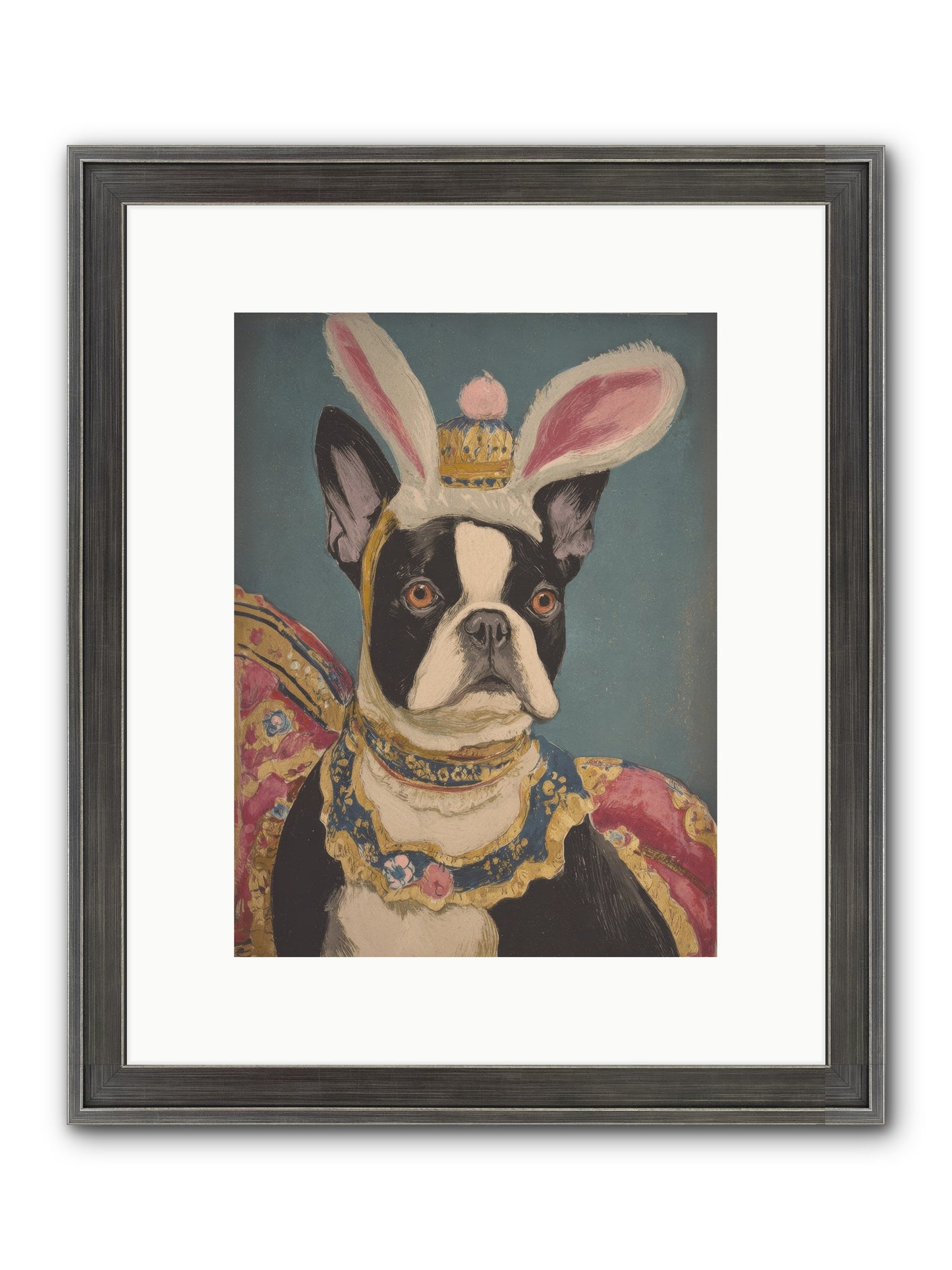 The Reluctant Monarch Framed Print - Slimwoods Black/Silver 9x12