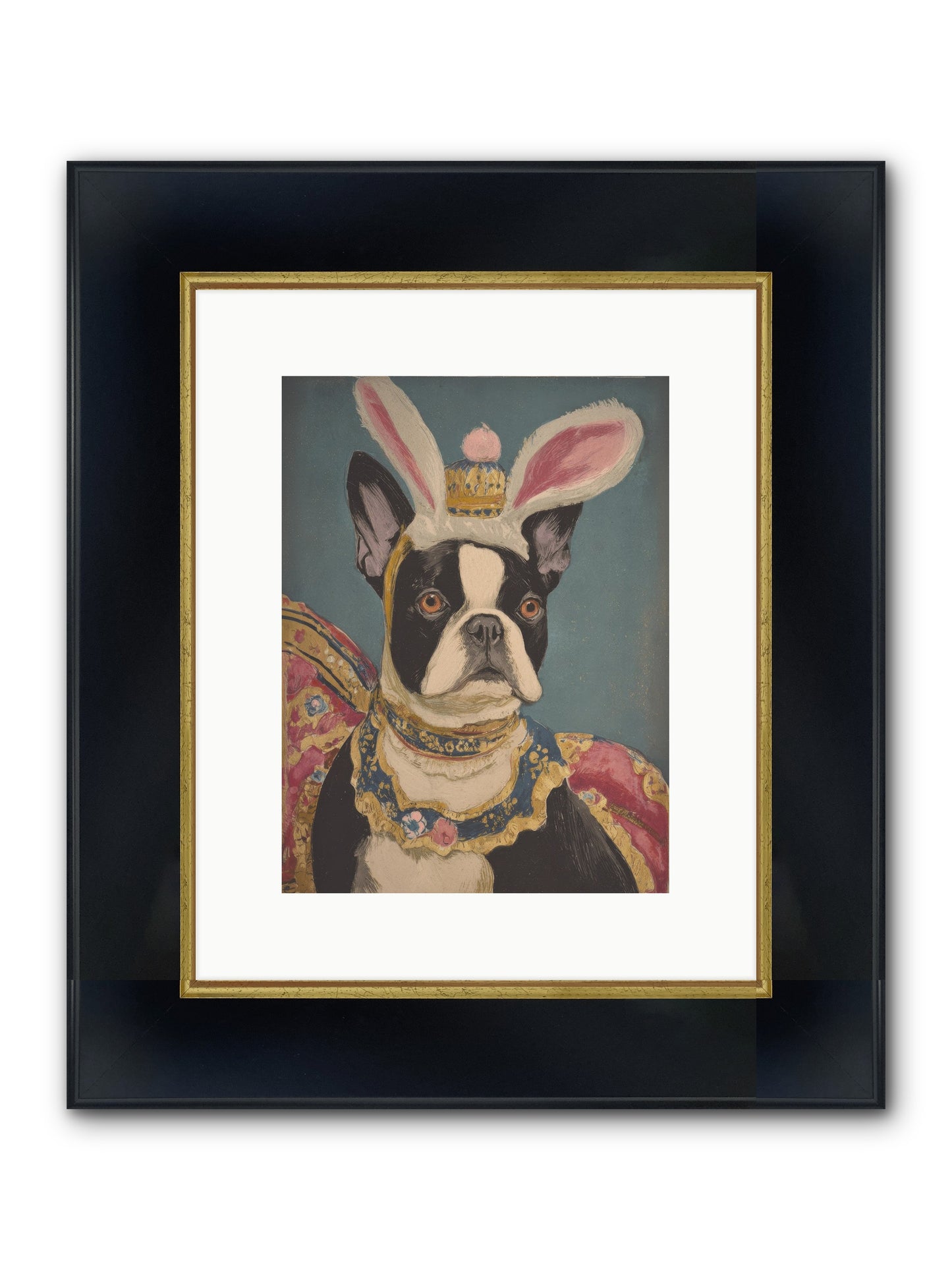 The Reluctant Monarch Framed Print - Wide Black w/Gold 9x12