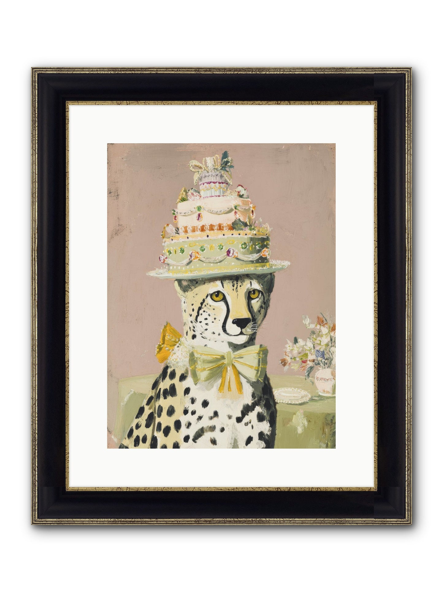 The Resplendent Awakening Framed Print - Black & Gold 12x16