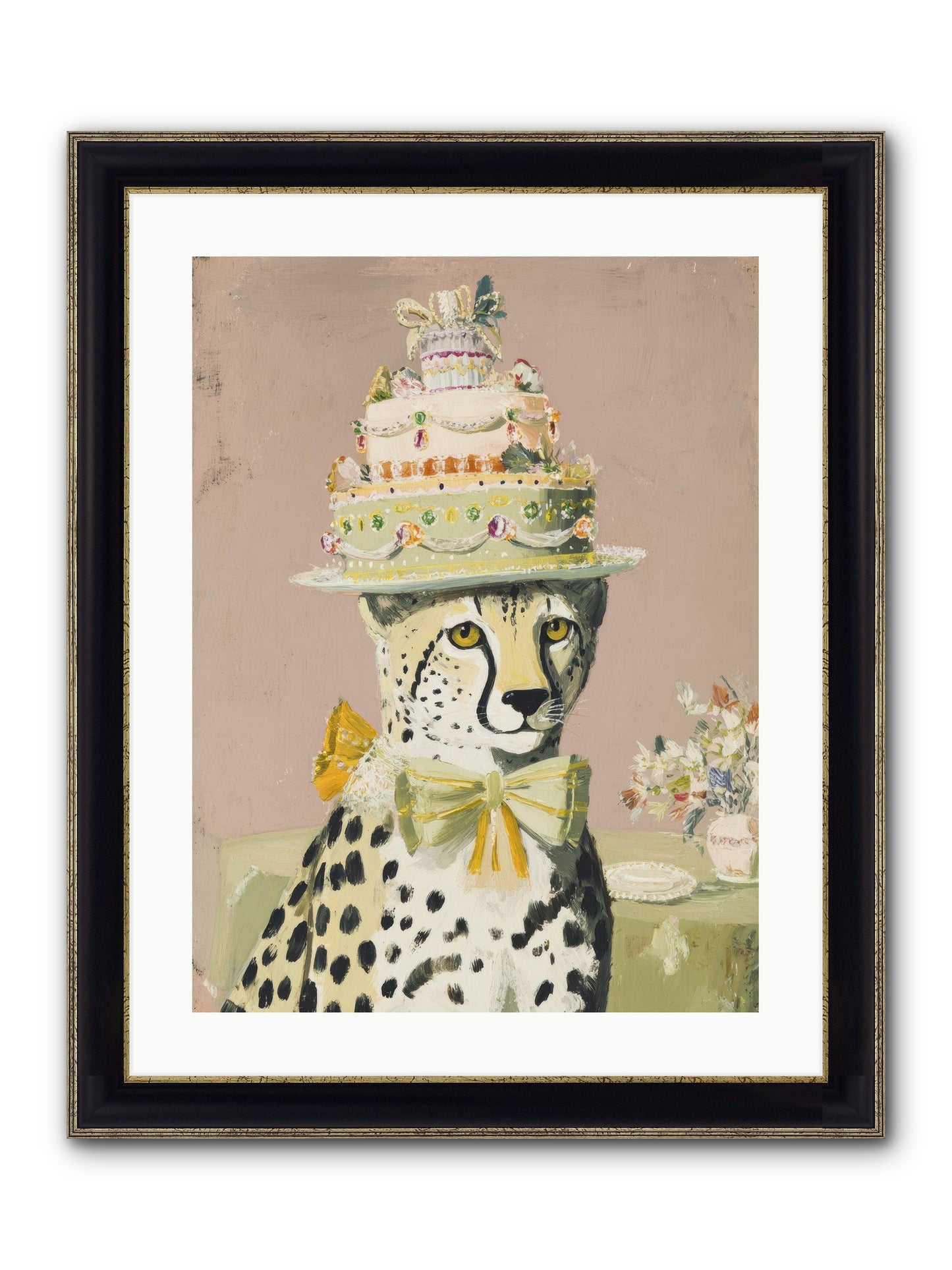 The Resplendent Awakening Framed Print - Black & Gold 18x24