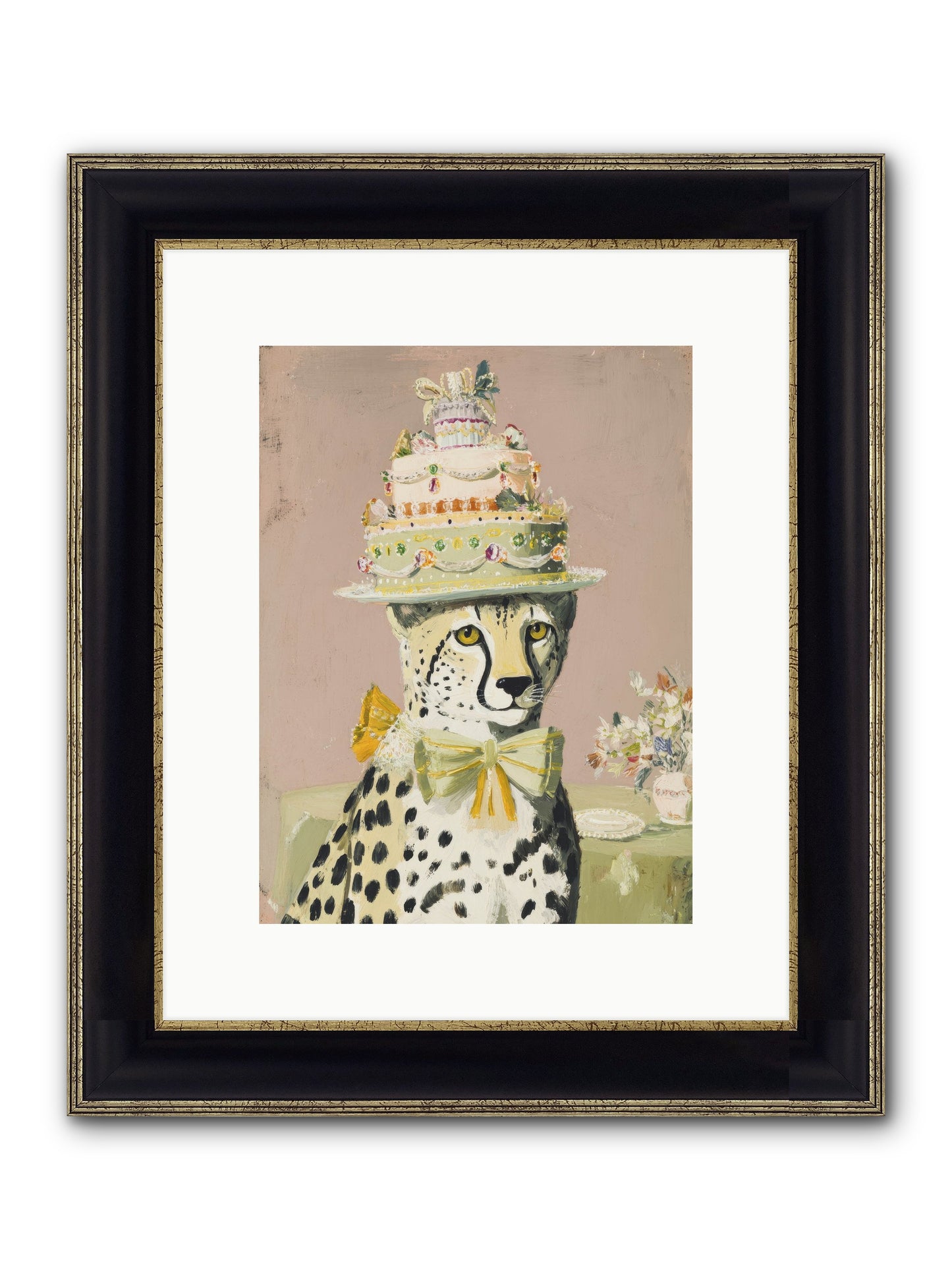 The Resplendent Awakening Framed Print - Black & Gold 9x12