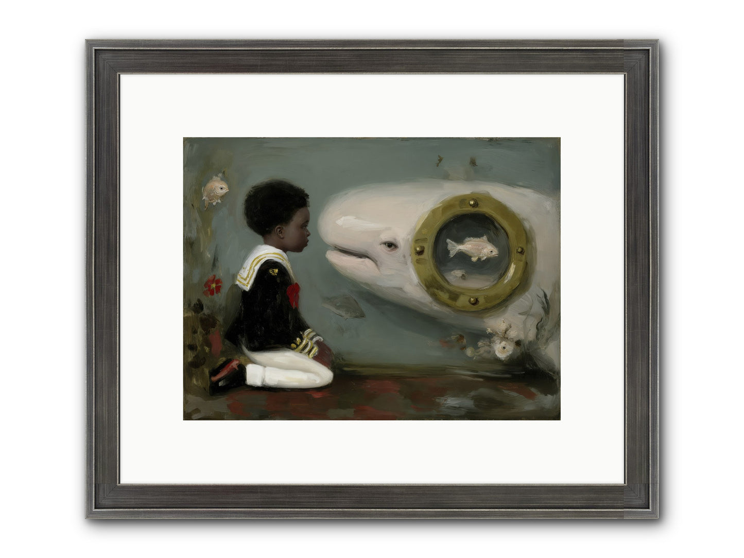 The Revelation Framed Print - Slimwoods Black/Silver 12x9