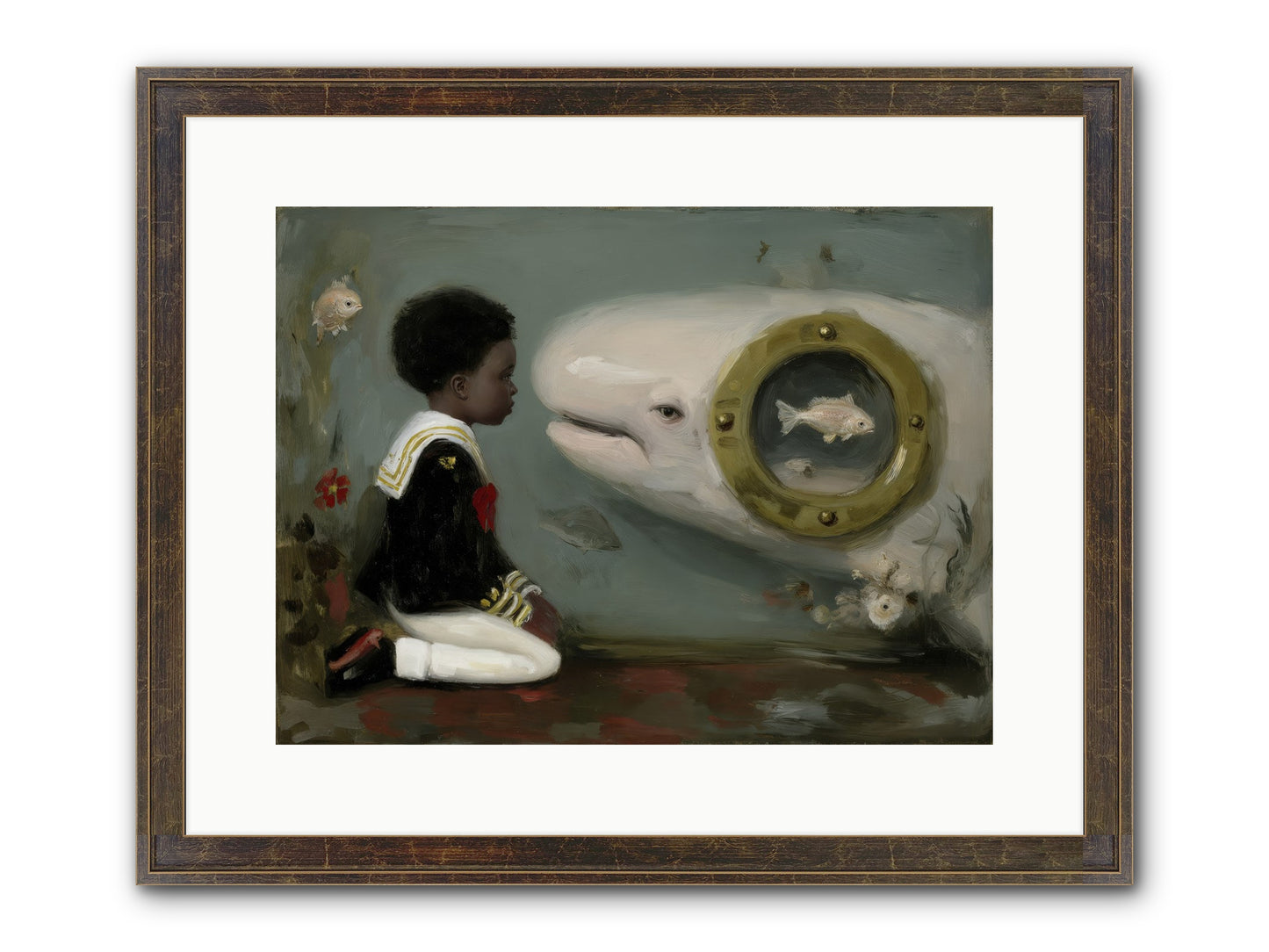 The Revelation Framed Print - Slimwoods Black/Gold 16x12