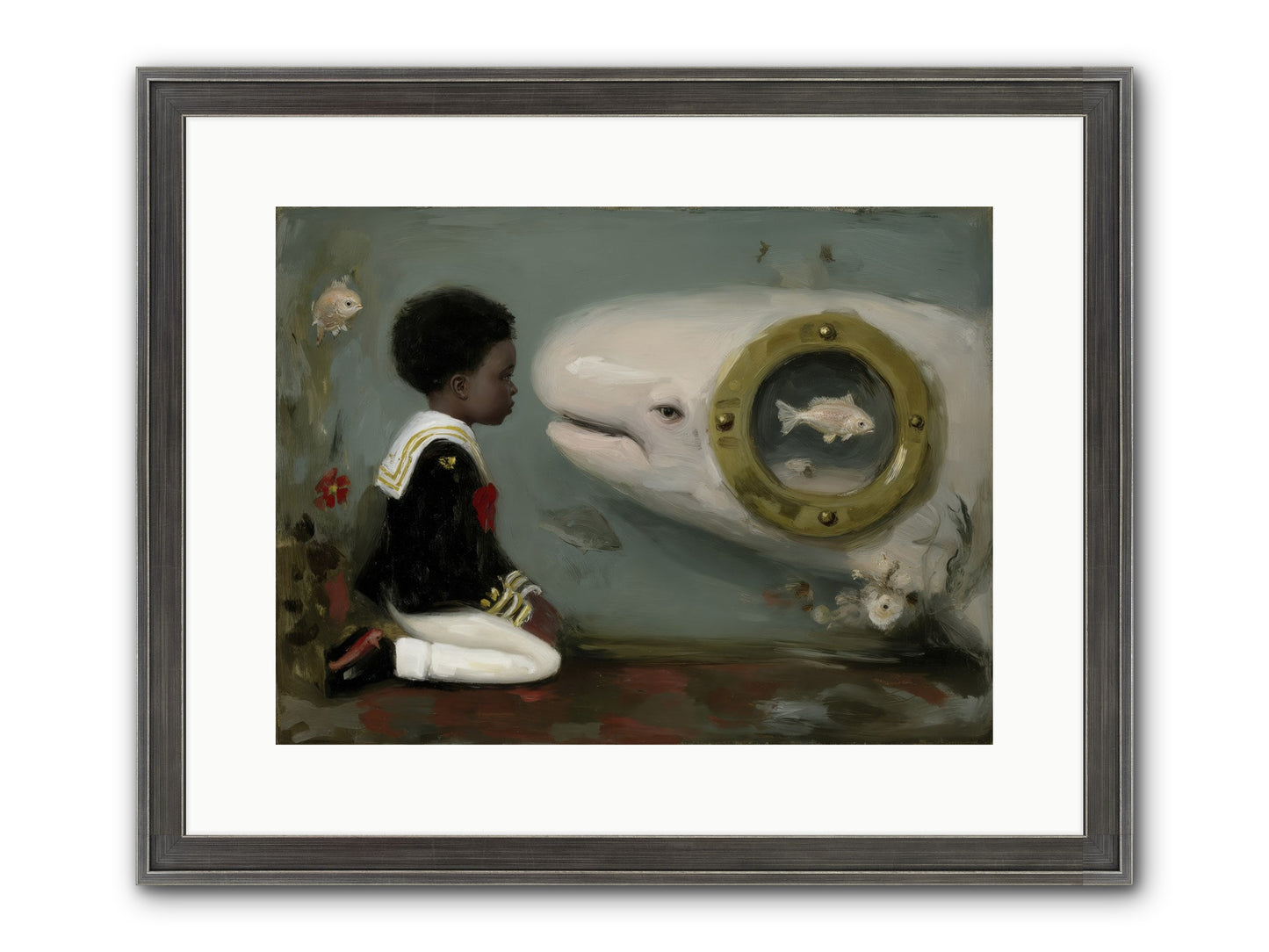 The Revelation Framed Print - Slimwoods Black/Silver 16x12