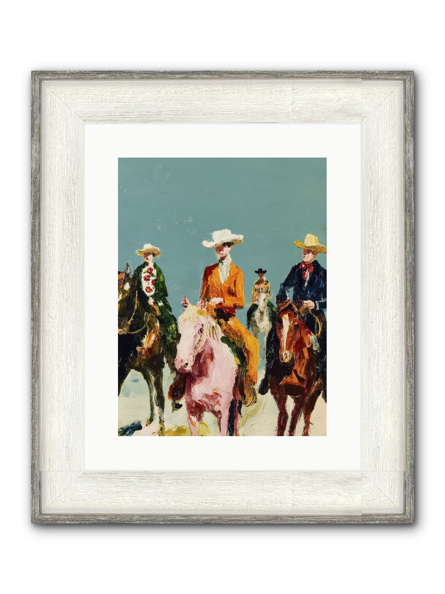 The Rhythm We Don't Name Framed Print - Driftwood White 12x16