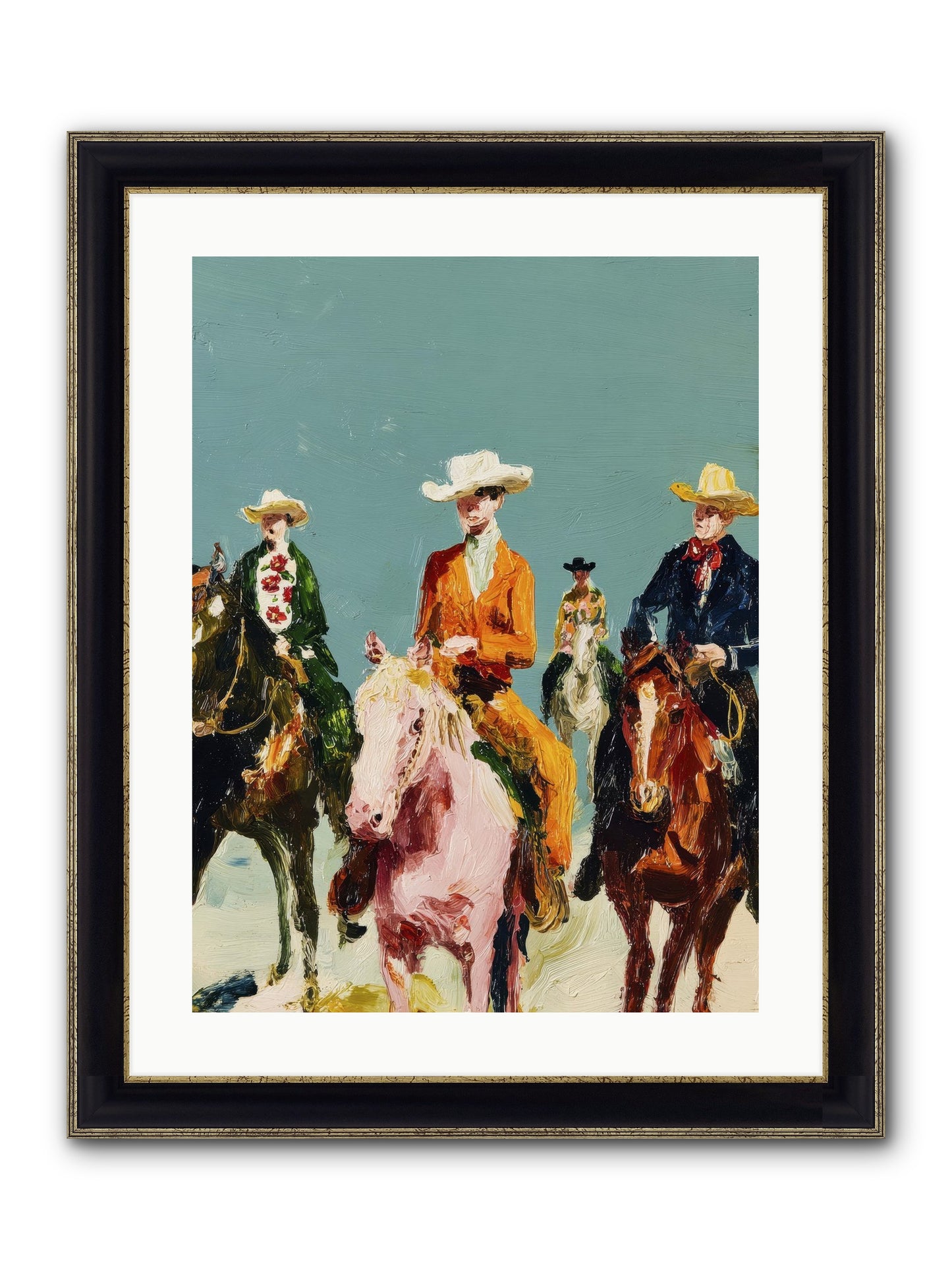 The Rhythm We Don't Name Framed Print - Black & Gold 18x24