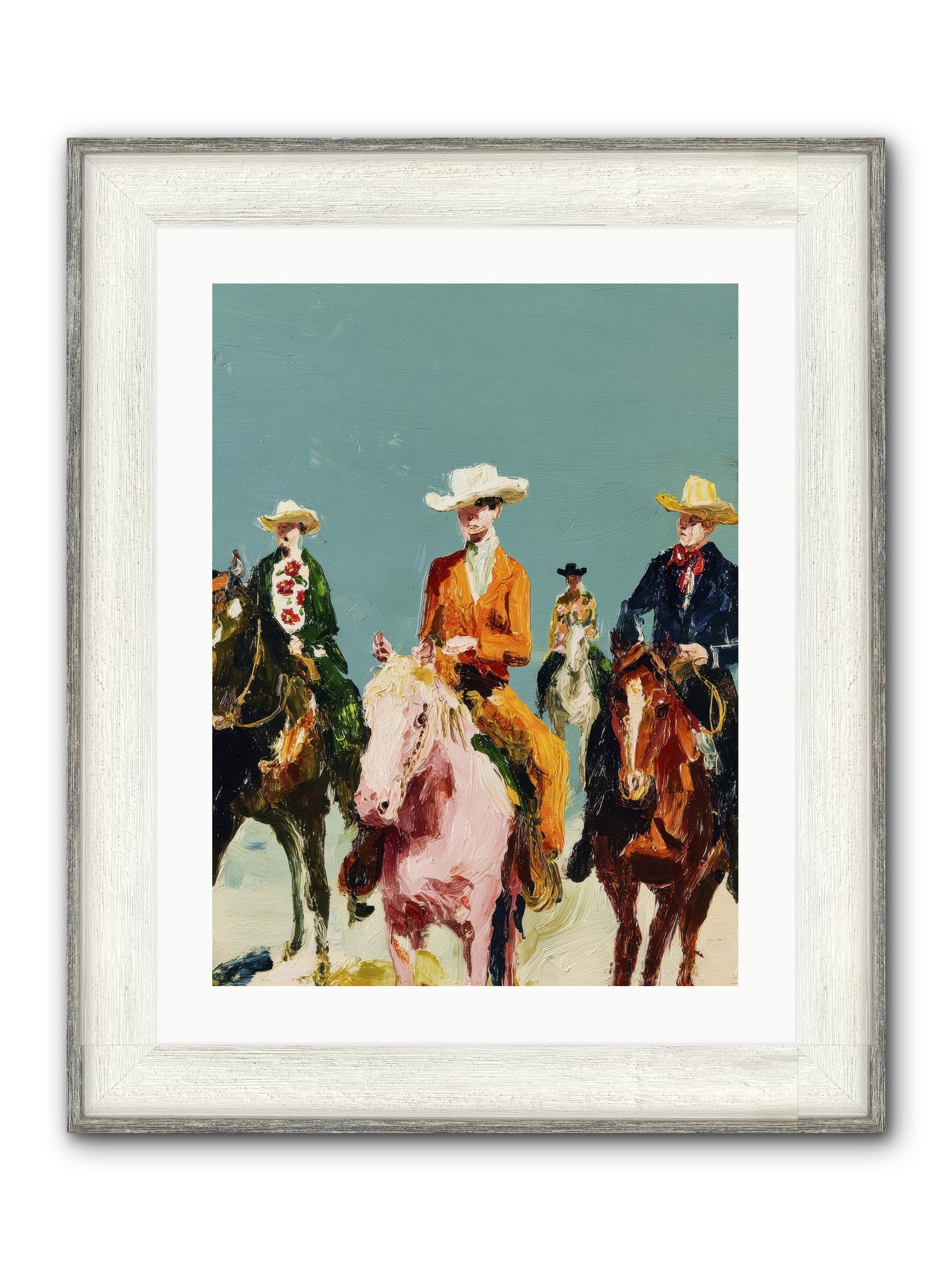 The Rhythm We Don't Name Framed Print - Driftwood White 18x24