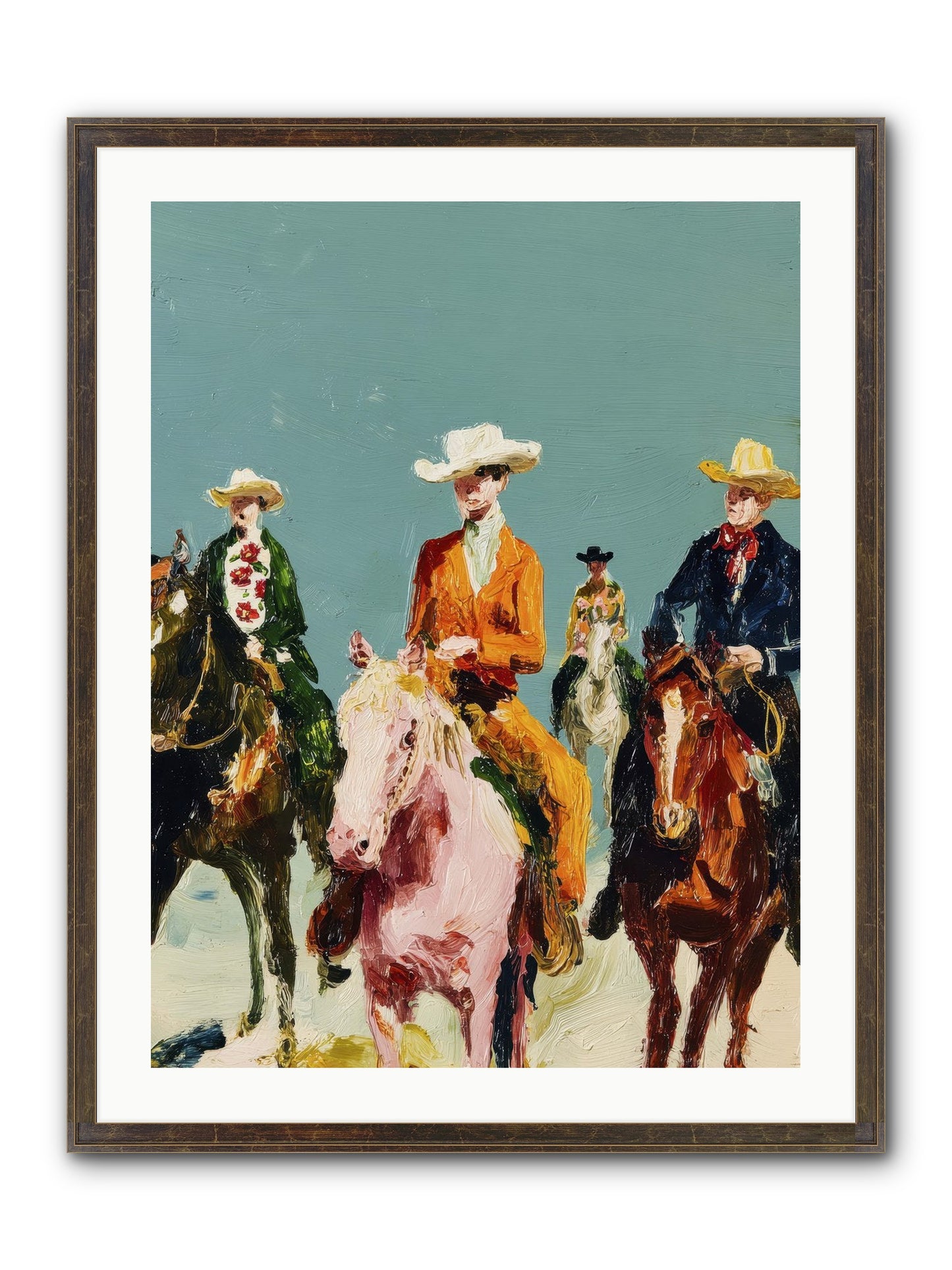 The Rhythm We Don't Name Framed Print - Slimwoods Black/Gold 24x32
