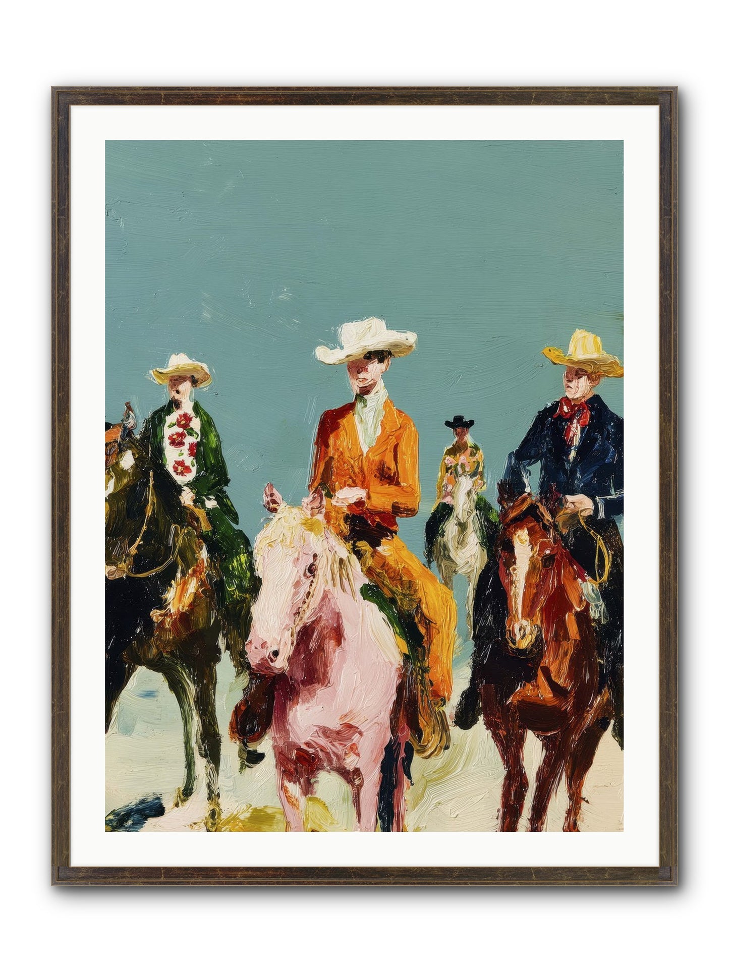The Rhythm We Don't Name Framed Print - Slimwoods Black/Gold 30x40