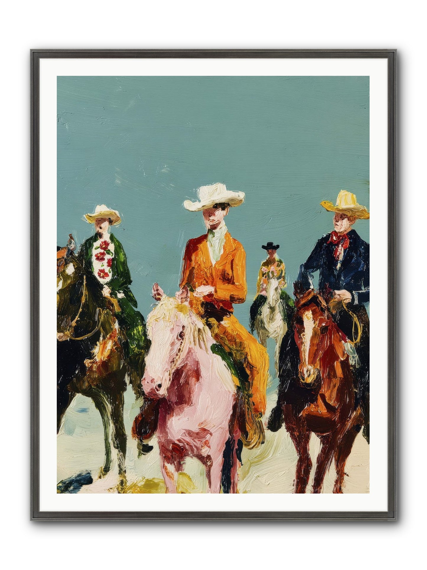 The Rhythm We Don't Name Framed Print - Slimwoods Black/Silver 36x48