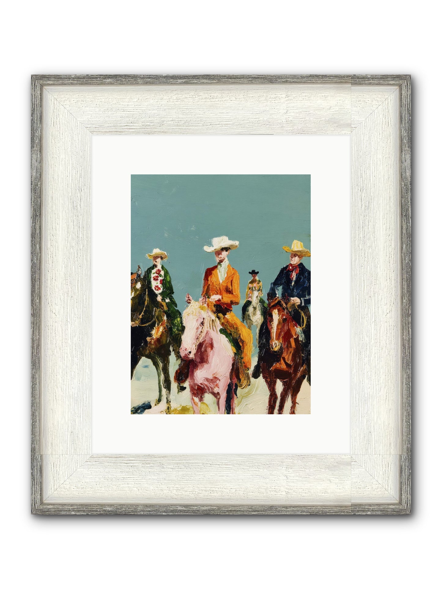 The Rhythm We Don't Name Framed Print - Driftwood White 9x12